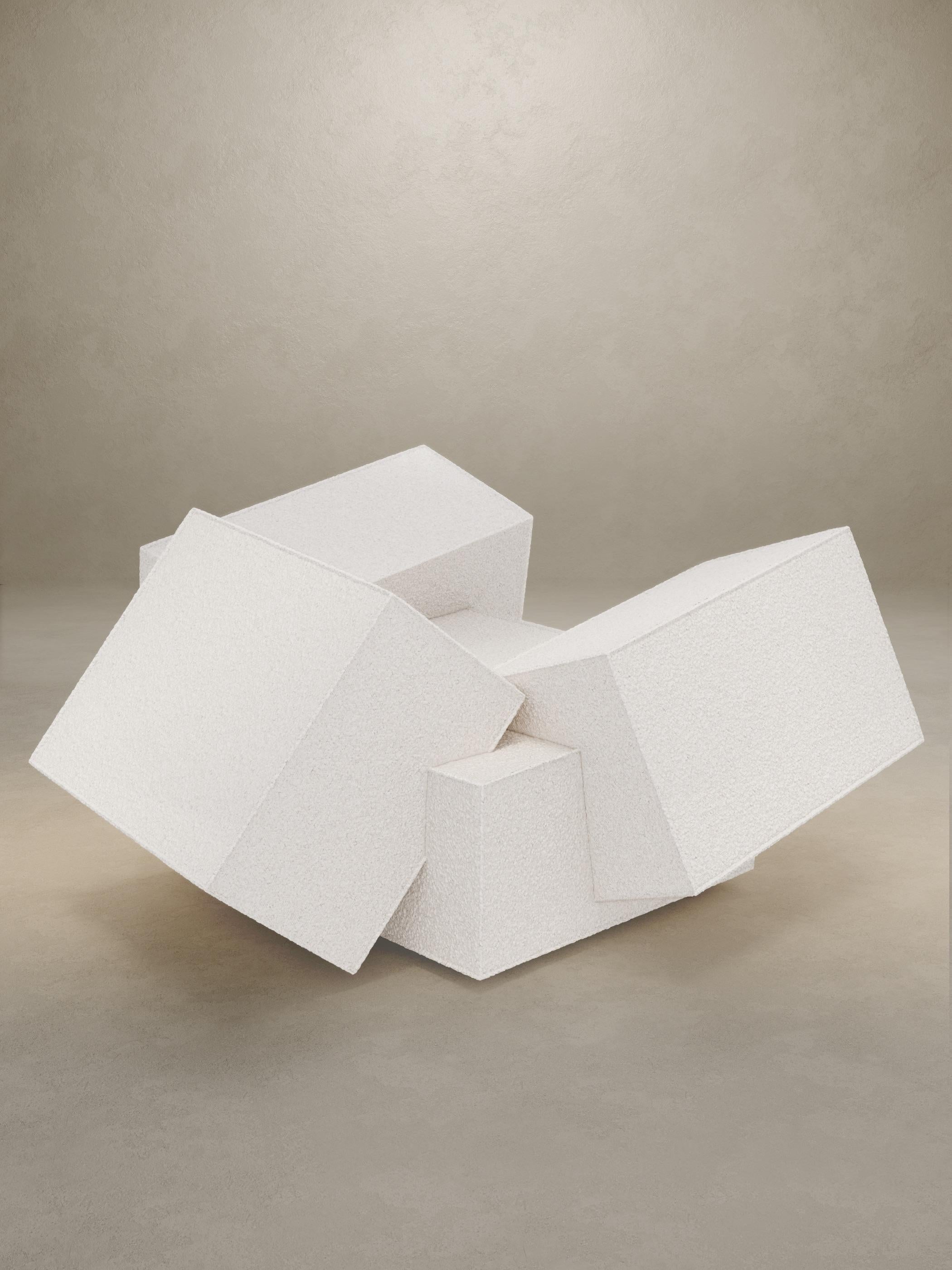 Tissu d'ameublement Contemporary Boxes #4 par Olga Engels pour OWN en vente