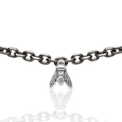 Contemporary Bracelet in White Gold & Titanium - ECH JEWELRY