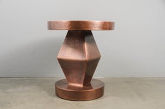 Contemporary Brancusi Table in Antique Copper by Robert Kuo