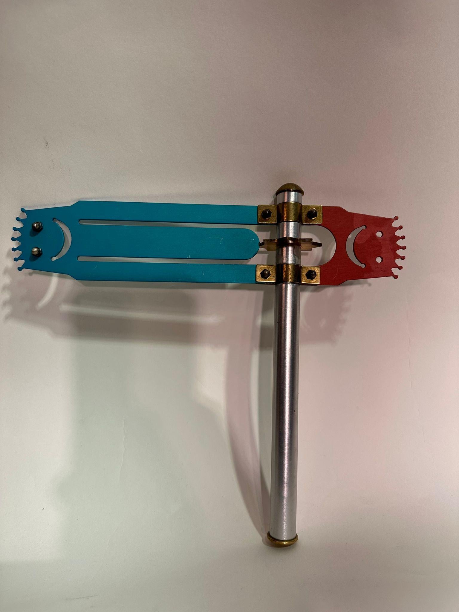 Contemporary Brass and Aluminum Israeli Purim Noisemaker For Sale 1