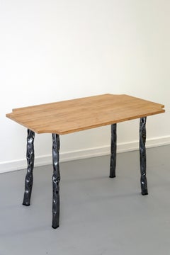 Zeitgenössischer Tisch aus Messing und Bambus von Soft Baroque