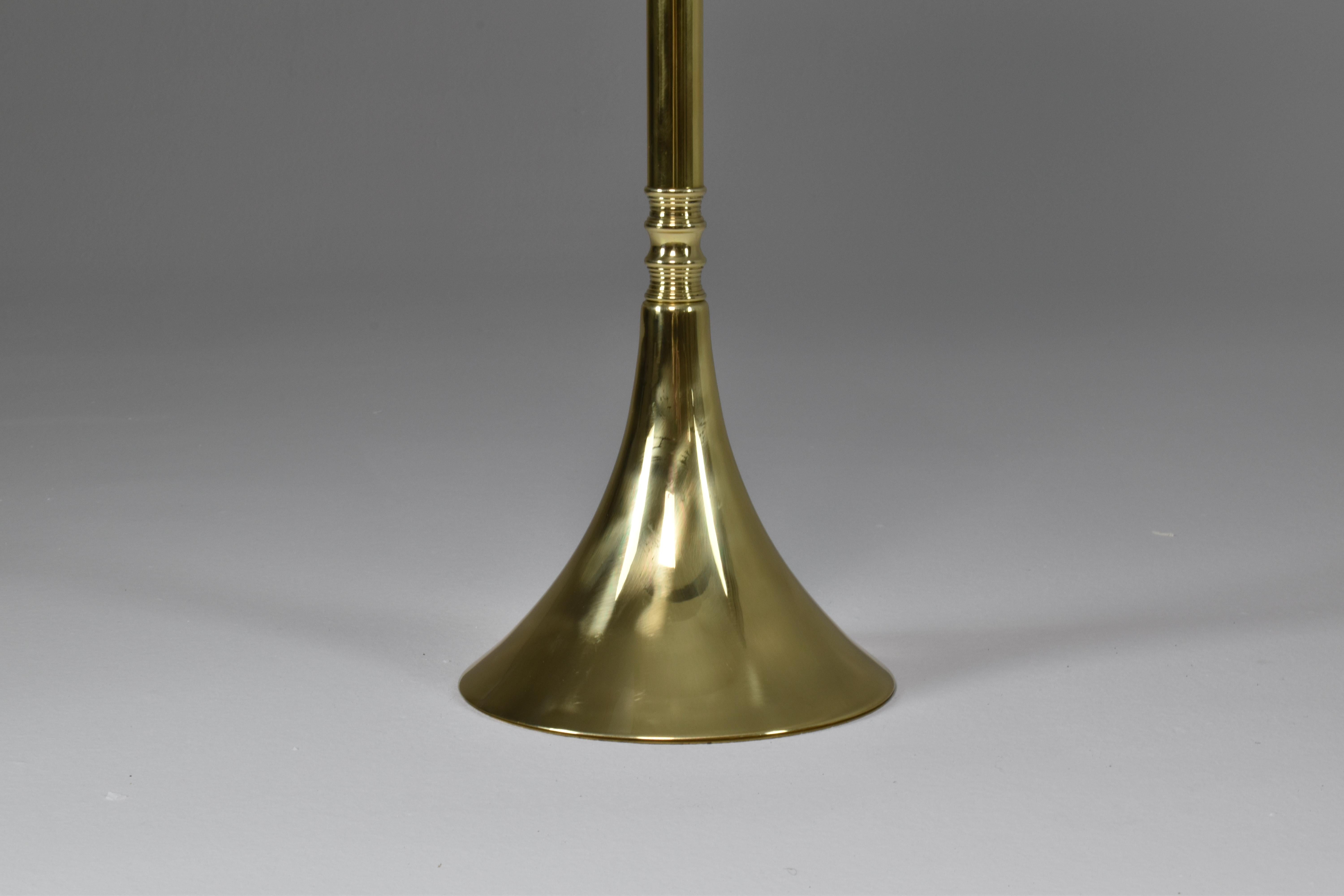 Moroccan Contemporary Brass Champagne Bucket Stand by Jonathan Amar  For Sale