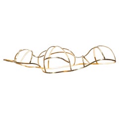 Sculptural Galactic Cloud-Shaped Chandelier in Brass by Morghen Studio