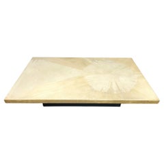 Contemporary Brass Coffee Table by Rive Gauche