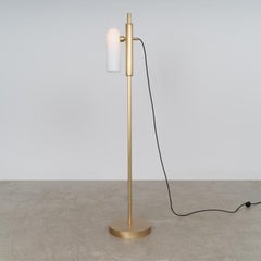 Contemporary Brass Floor Lamp by Schwung
