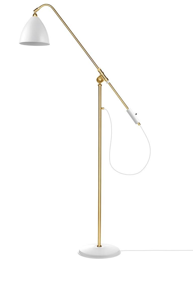 Zeitgenössische Stehlampe aus Messing, Robert Dudley Best (Postmoderne) im Angebot