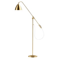 Vintage Contemporary Brass Floor Lamp, Robert Dudley Best