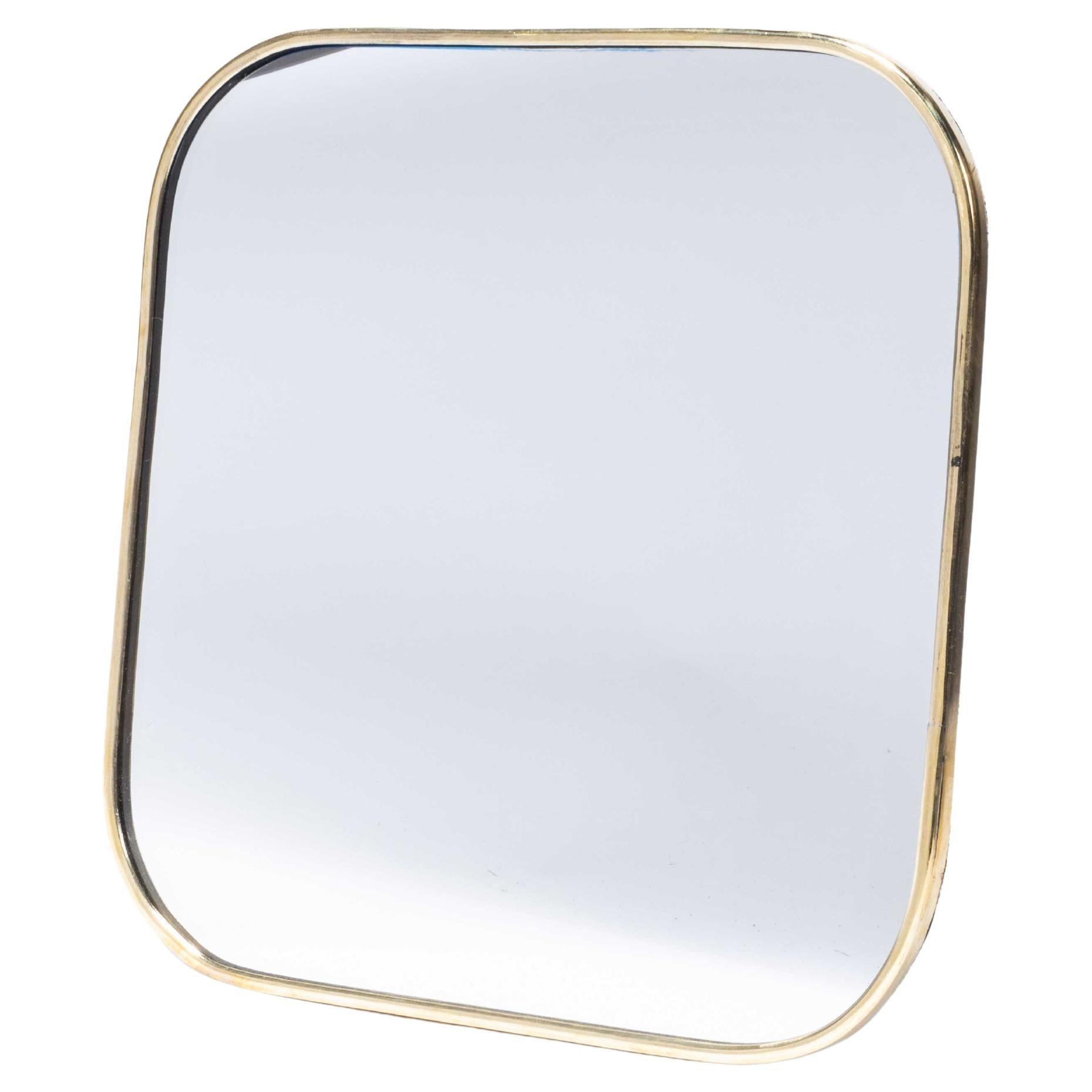 Contemporary Brass Mirror - Medium For Sale