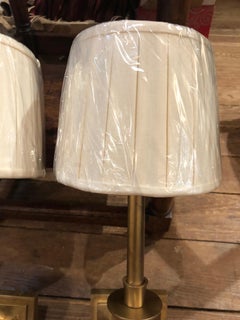 Contemporary Brass Pair of Elegant Wall Sconces by Jacques Garcia