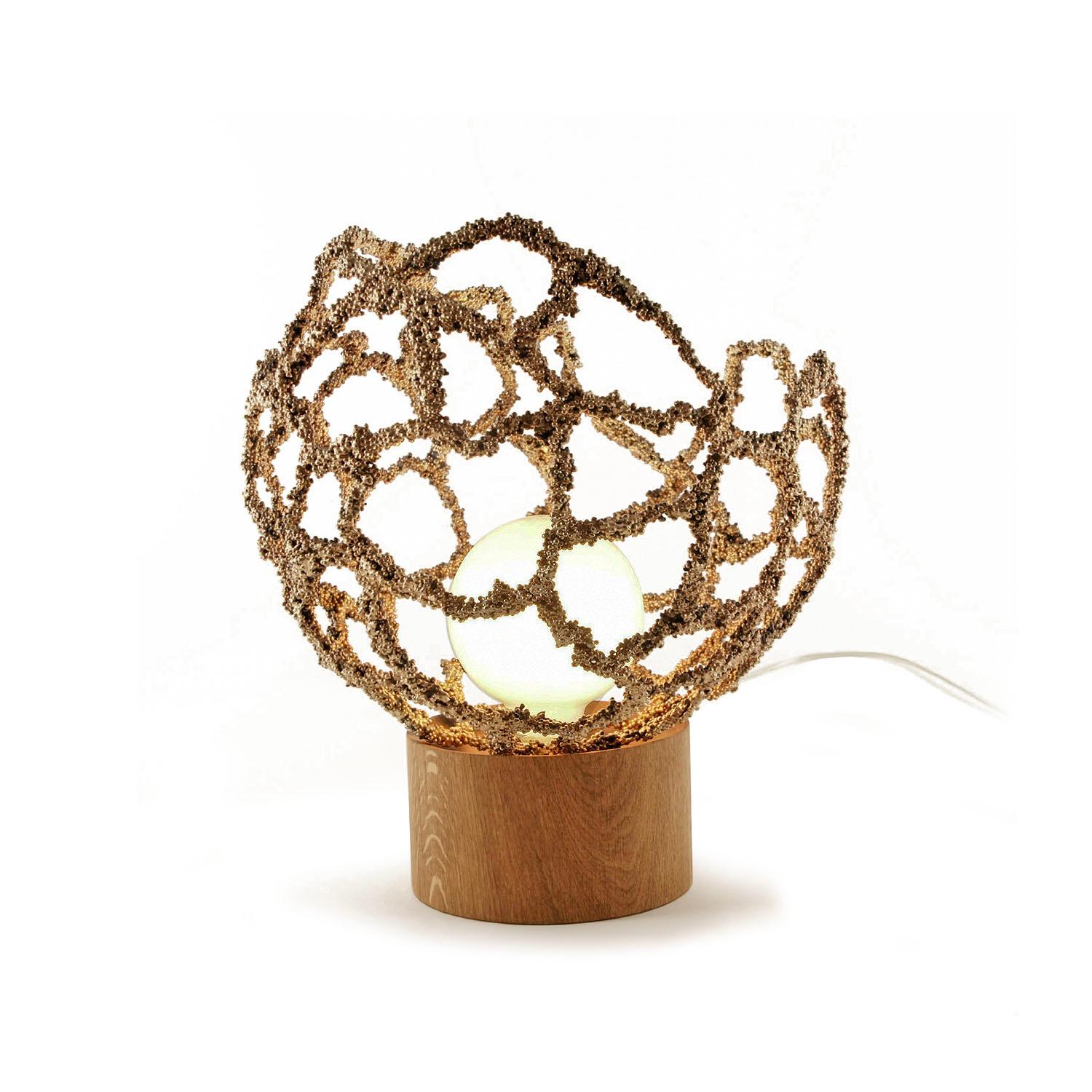German Contemporary Brass Pendant Lamp, Core Pendant Light by Johannes Hemann For Sale
