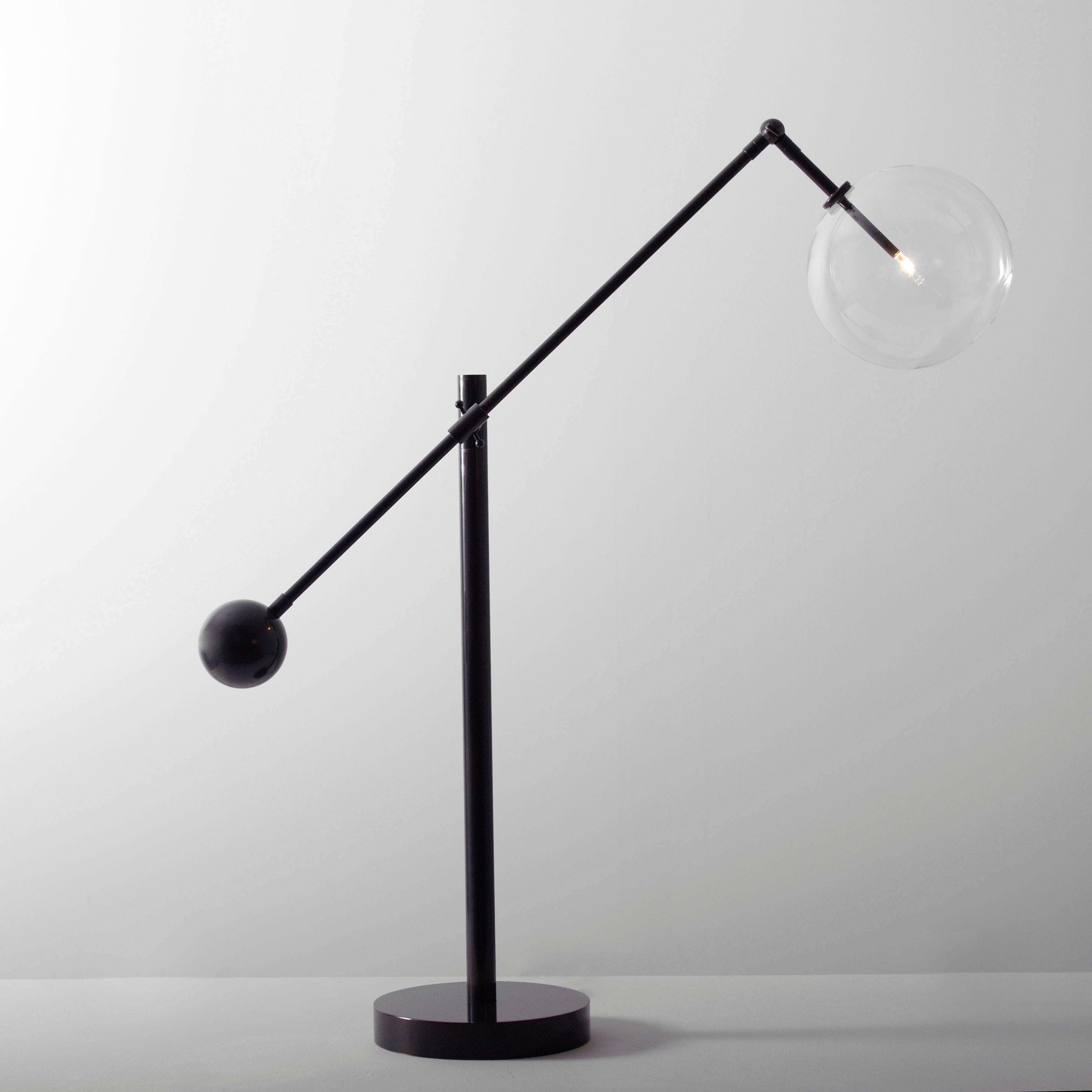 Contemporary Milan Brass Table Lamp by Schwung