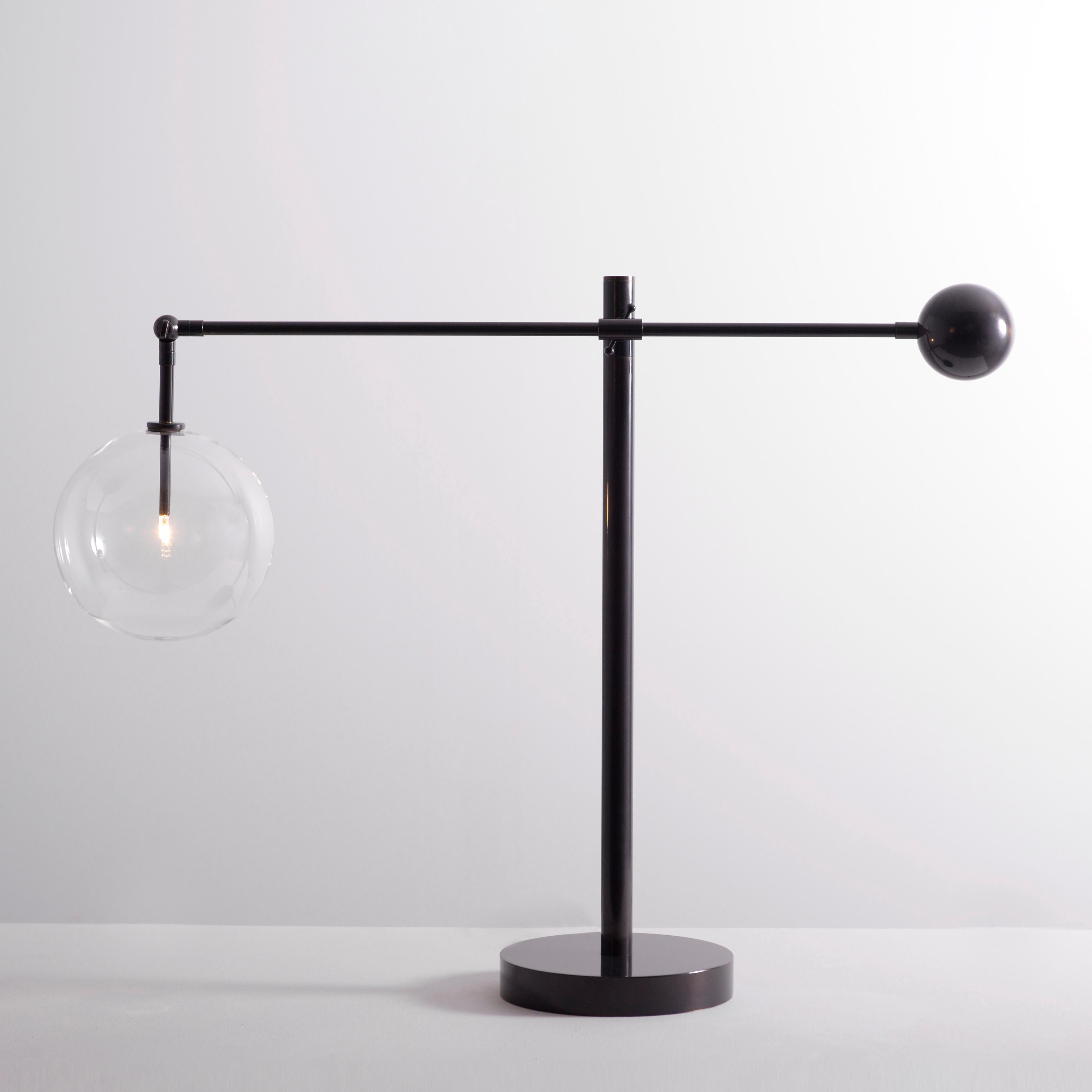 Milan Brass Table Lamp by Schwung 2