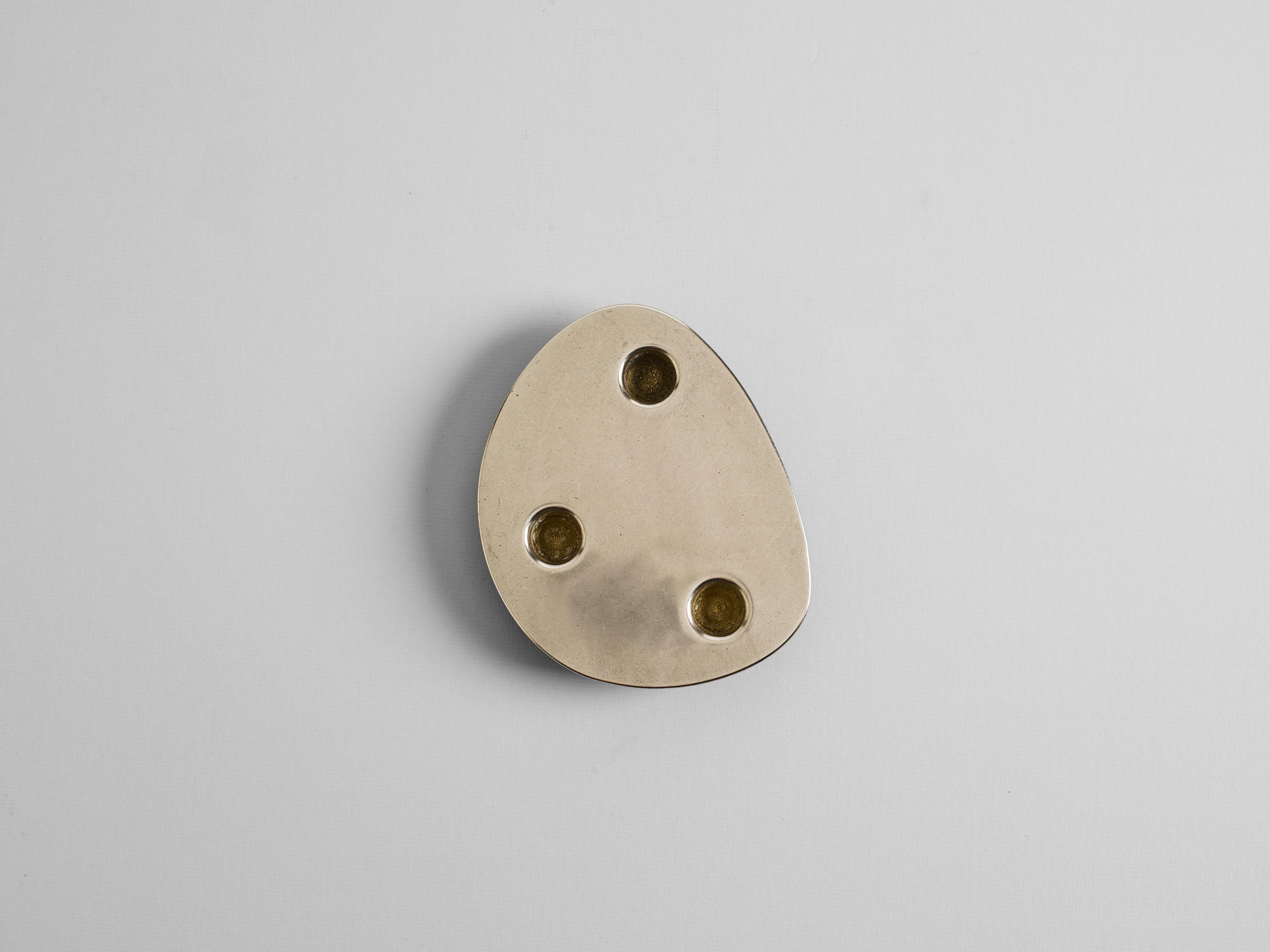 Australian Contemporary Brass Trio Candle Holder Henry Wilson