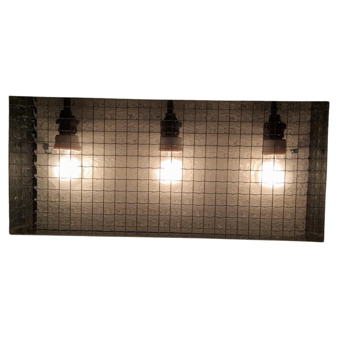 Belgian Contemporary Brass Wall Light Glas   e14 Led Lamp For Sale