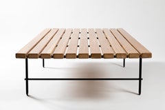 Minimalist Brazilian Coffee Table in solid Wood "Ruy" by Samuel Lamas