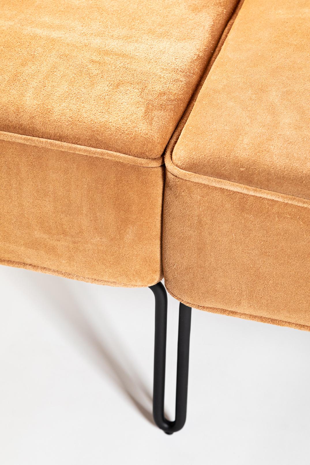 Contemporary Minimalist Brazilian Sofa ´Sonia´ by Samuel Lamas For Sale