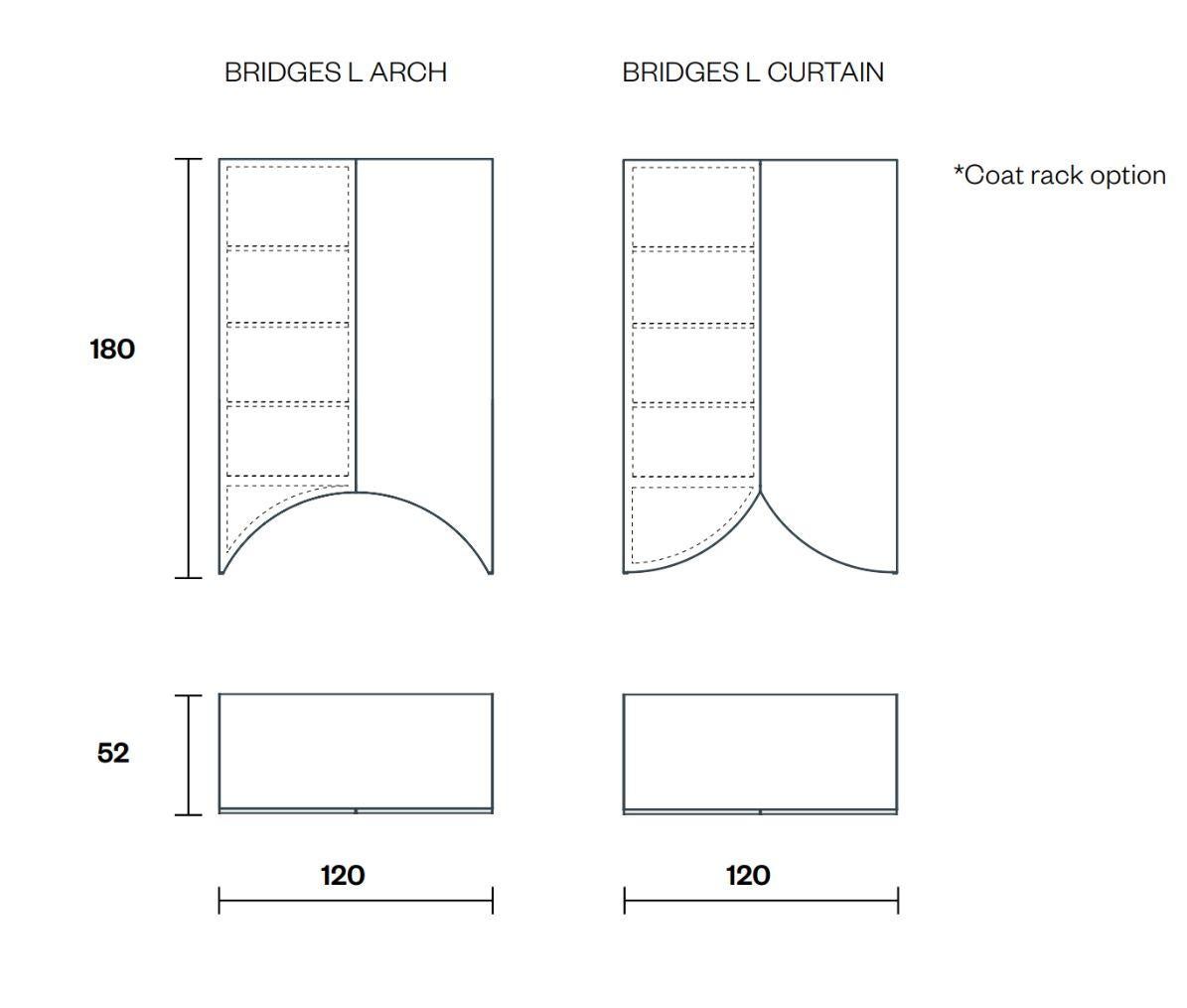 Contemporary Bridges Schrank von Muller Van Severen, rot lackierte Garderobe, Large im Angebot 8