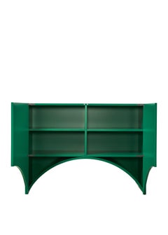 Armario de puentes contemporáneo Muller Van Severen pequeño armario lacado en verde