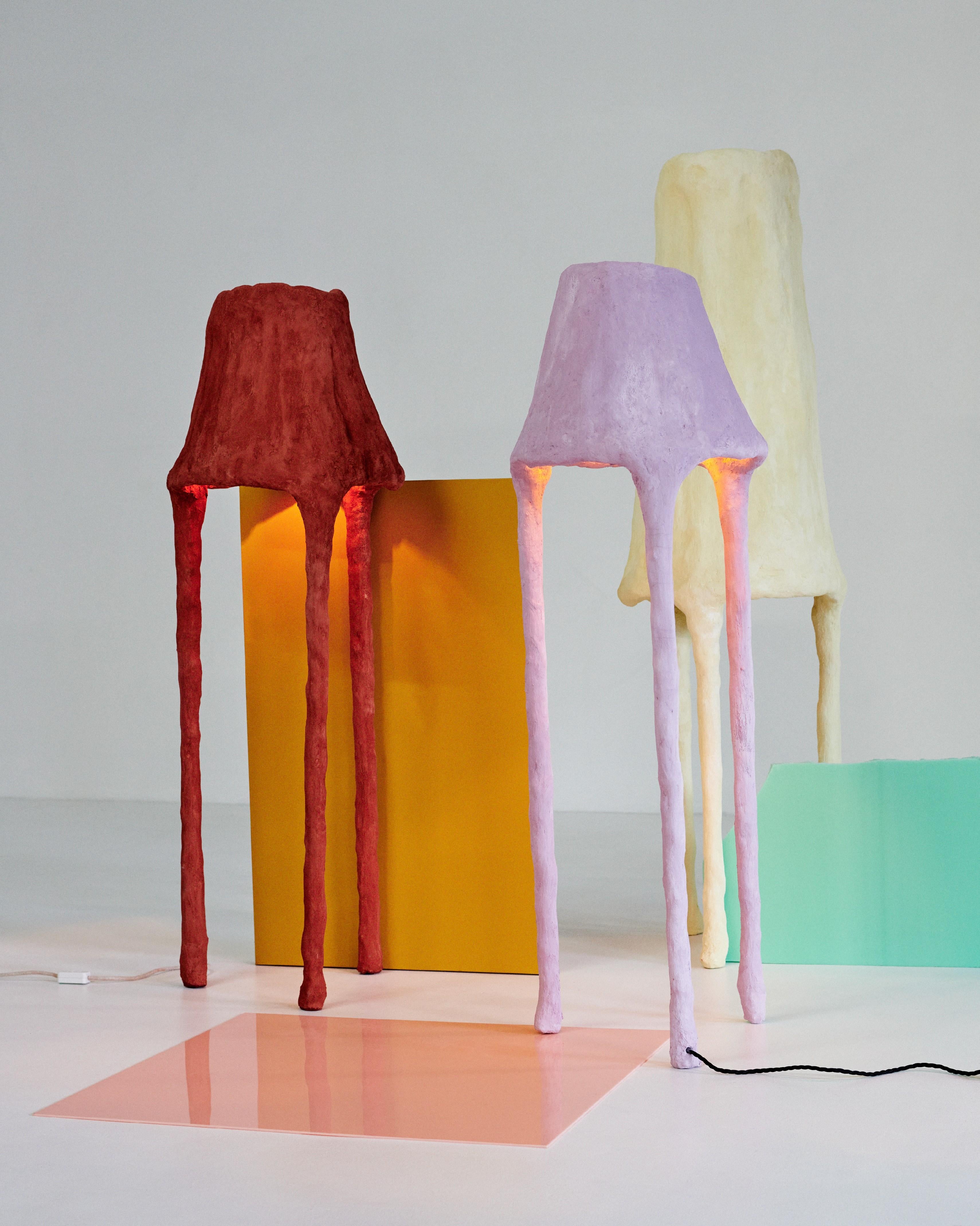 XXIe siècle et contemporain Lampe contemporaine « Bright Things » en aluminium et plâtre en vente