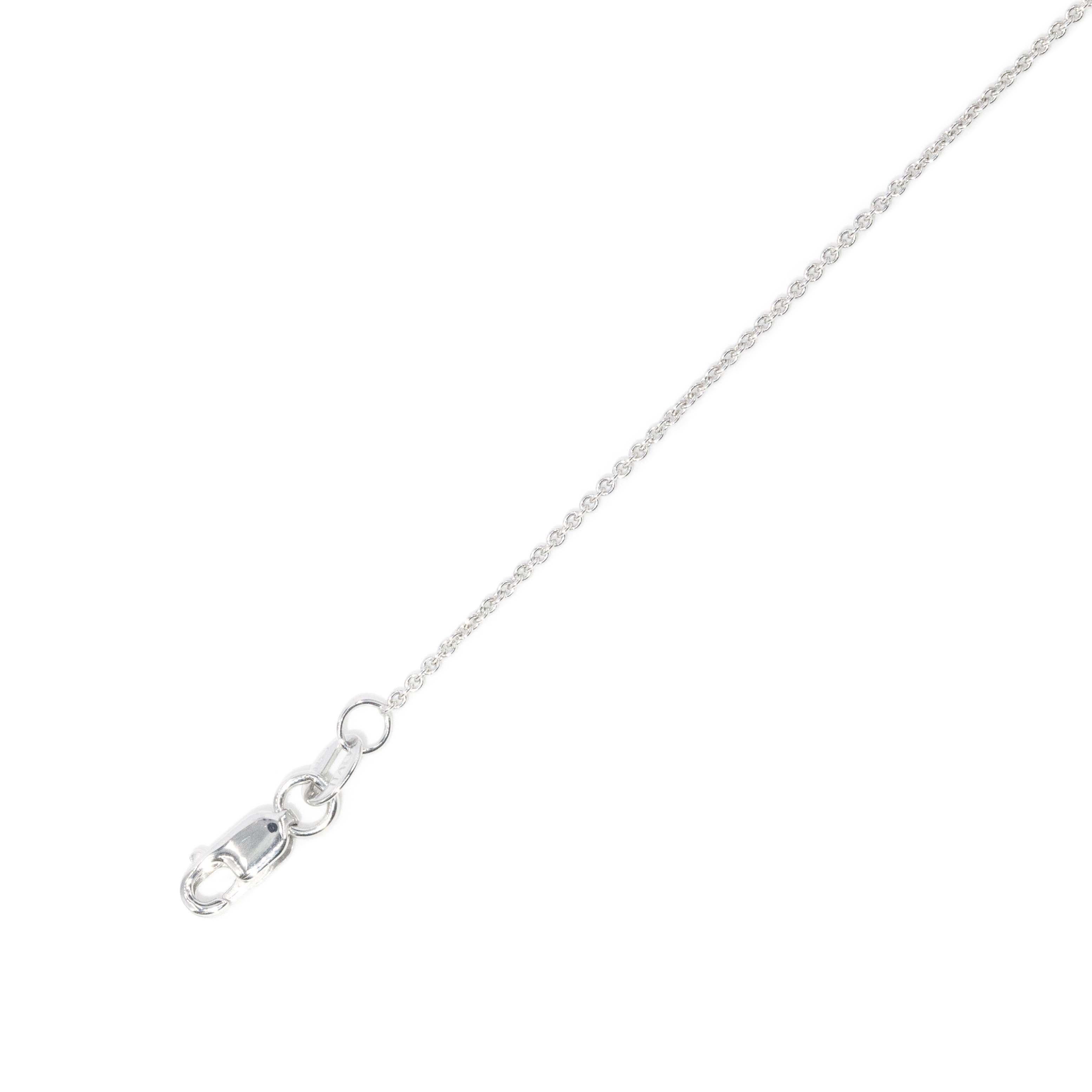 Contemporary Brilliant Diamond Multi Drop Necklet 9 Carat White Gold in vendita 5