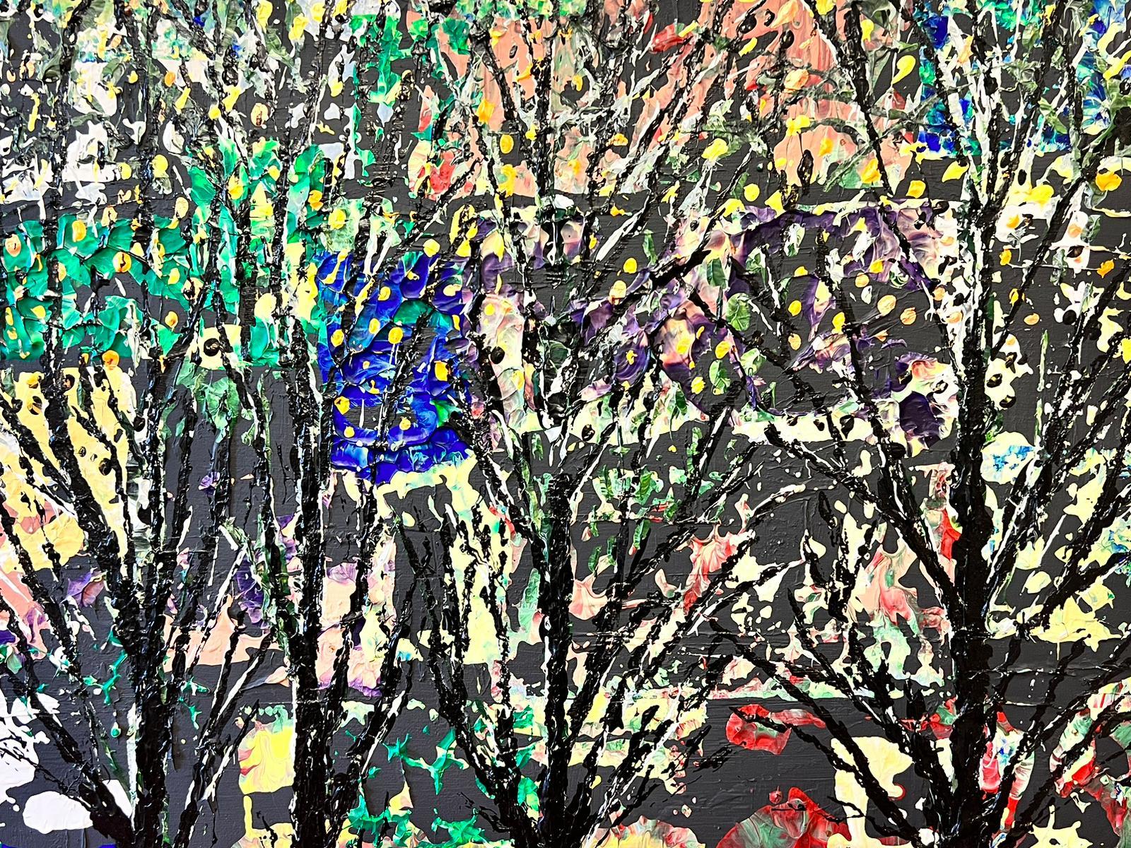 Abstract Woodland Landscape Contemporary British Painting For Sale 2