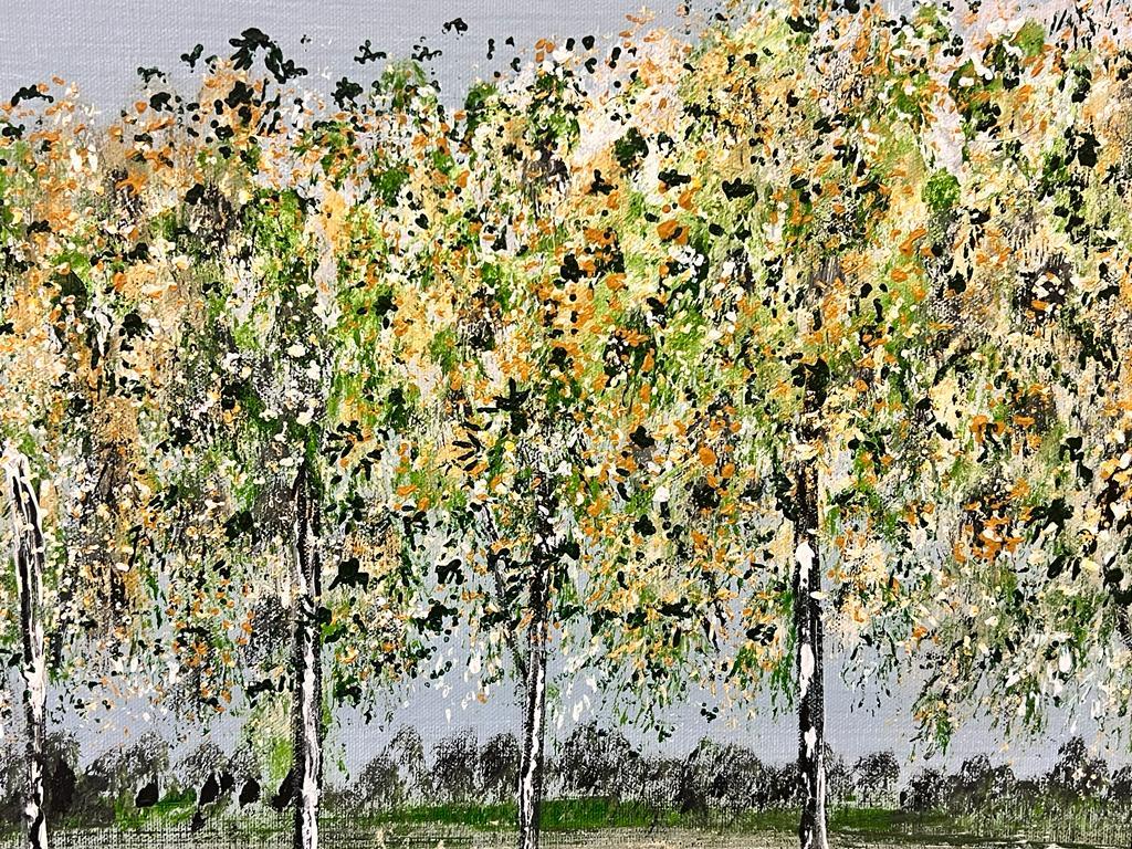 Modern Modern British Estate Alto Albero Paesaggio Pittura Simbolista - Landscape Painting Marrone di Contemporary British 