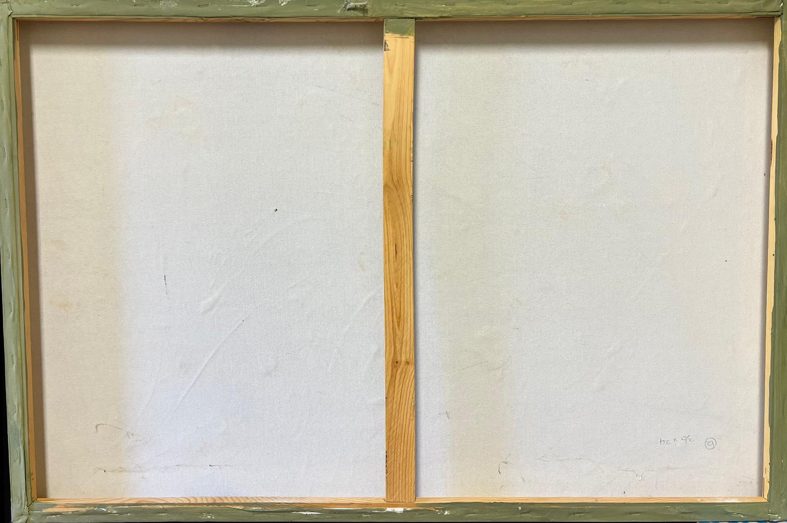 Poppies in Field Close up Contemporary British Painting - Very Large Size 4