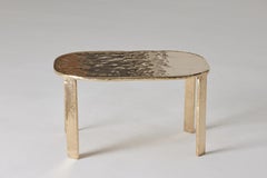 Table d'appoint contemporaine en bronze Auréas par Colo Studio, France