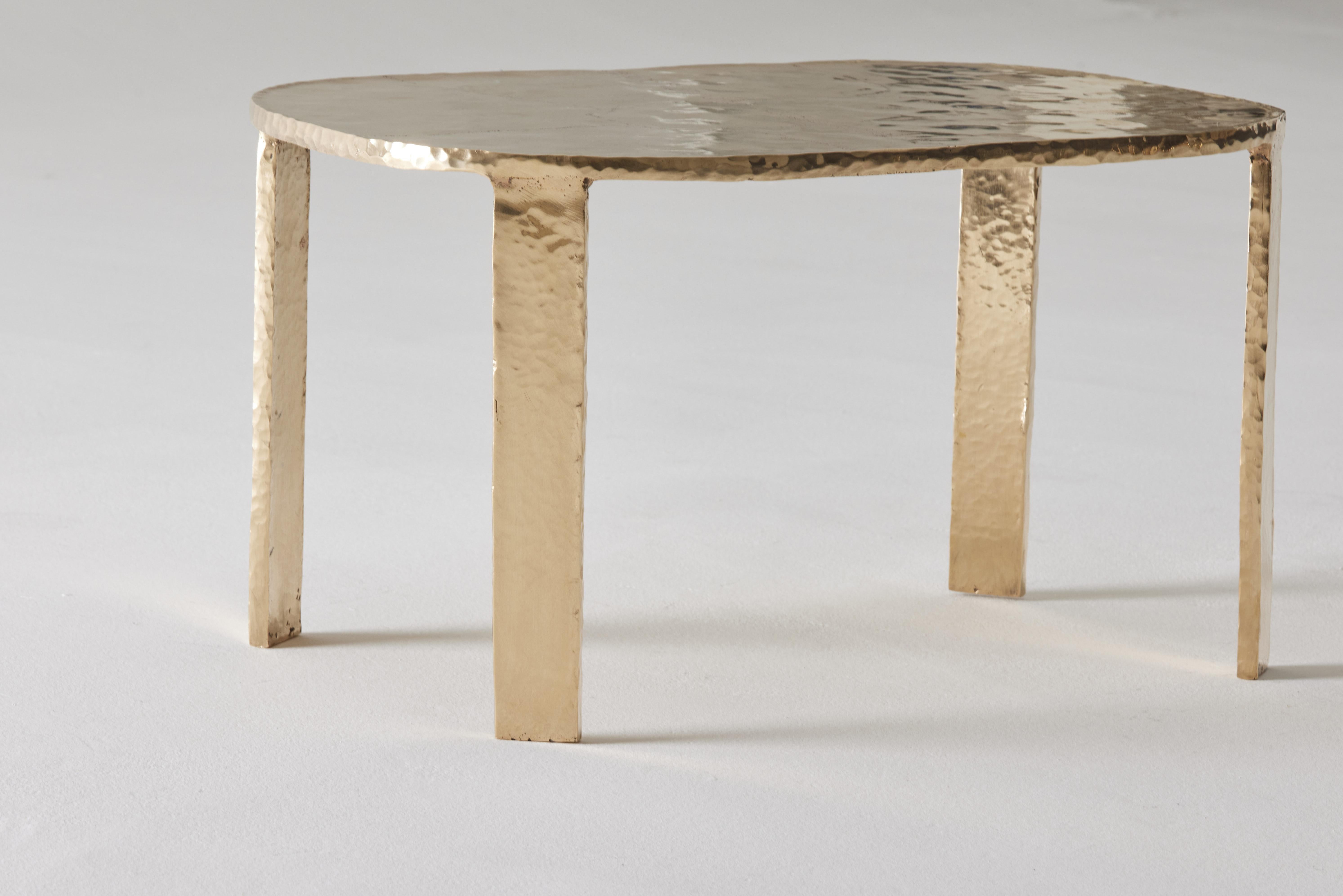 Français Contemporary Bronze Auréas Side Table by Colo Studio, France en vente