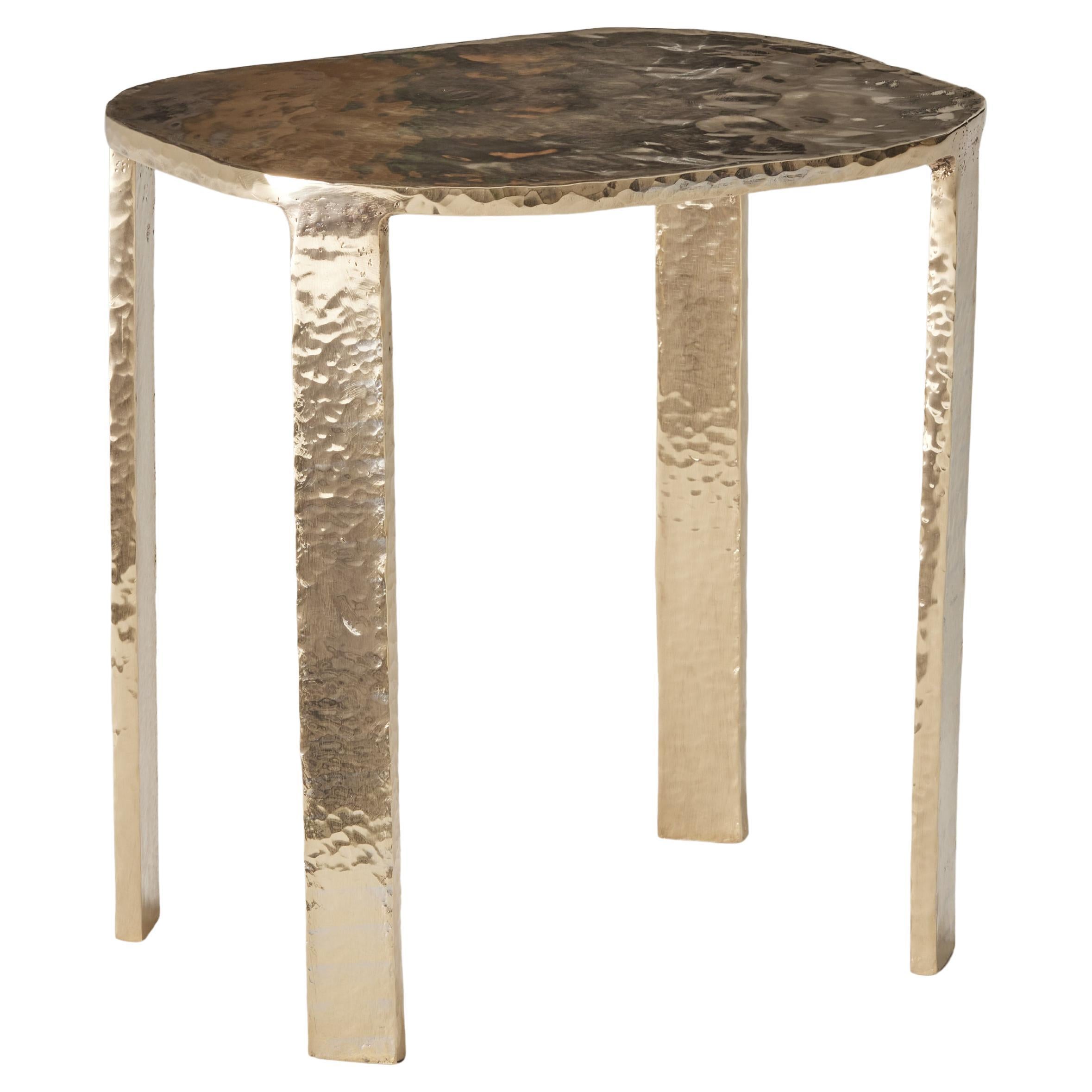 Table d'appoint contemporaine en bronze Auréas par Colo Studio, France en vente