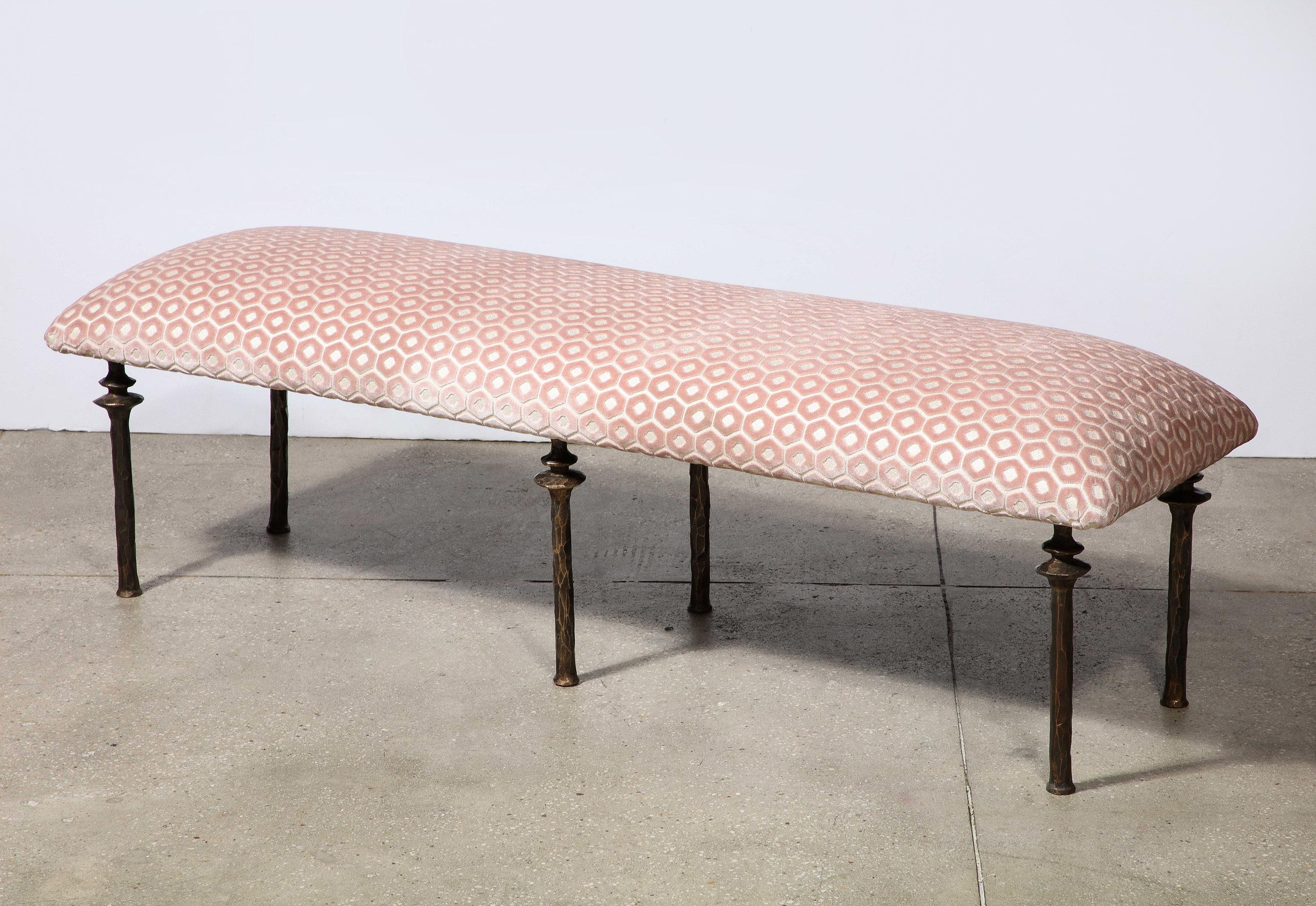 Patiné Banc en bronze contemporain en vente