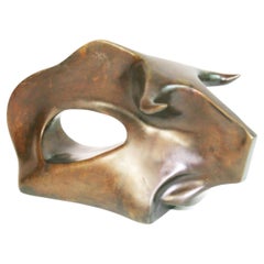 Contemporary Bronze Bull Sculpture