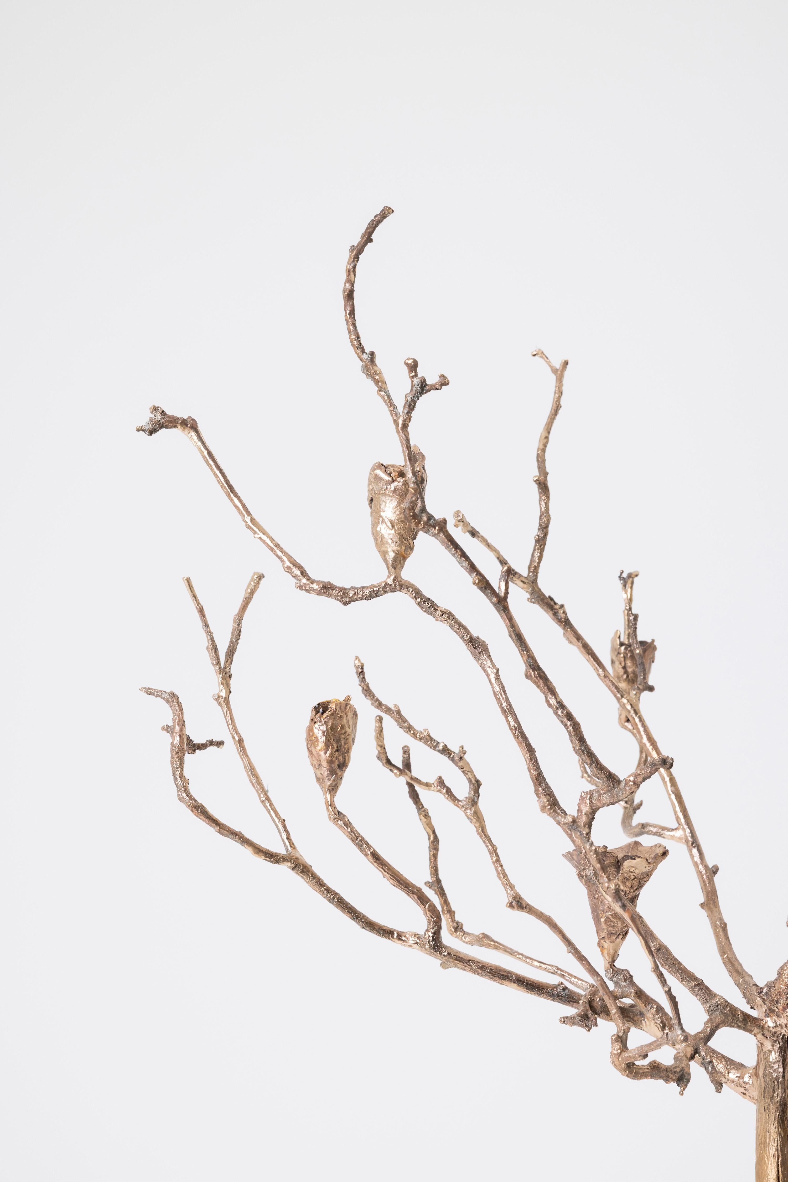 Belgian Contemporary Bronze Candlestick Tree by Clotilde Ancarani, Belgium For Sale