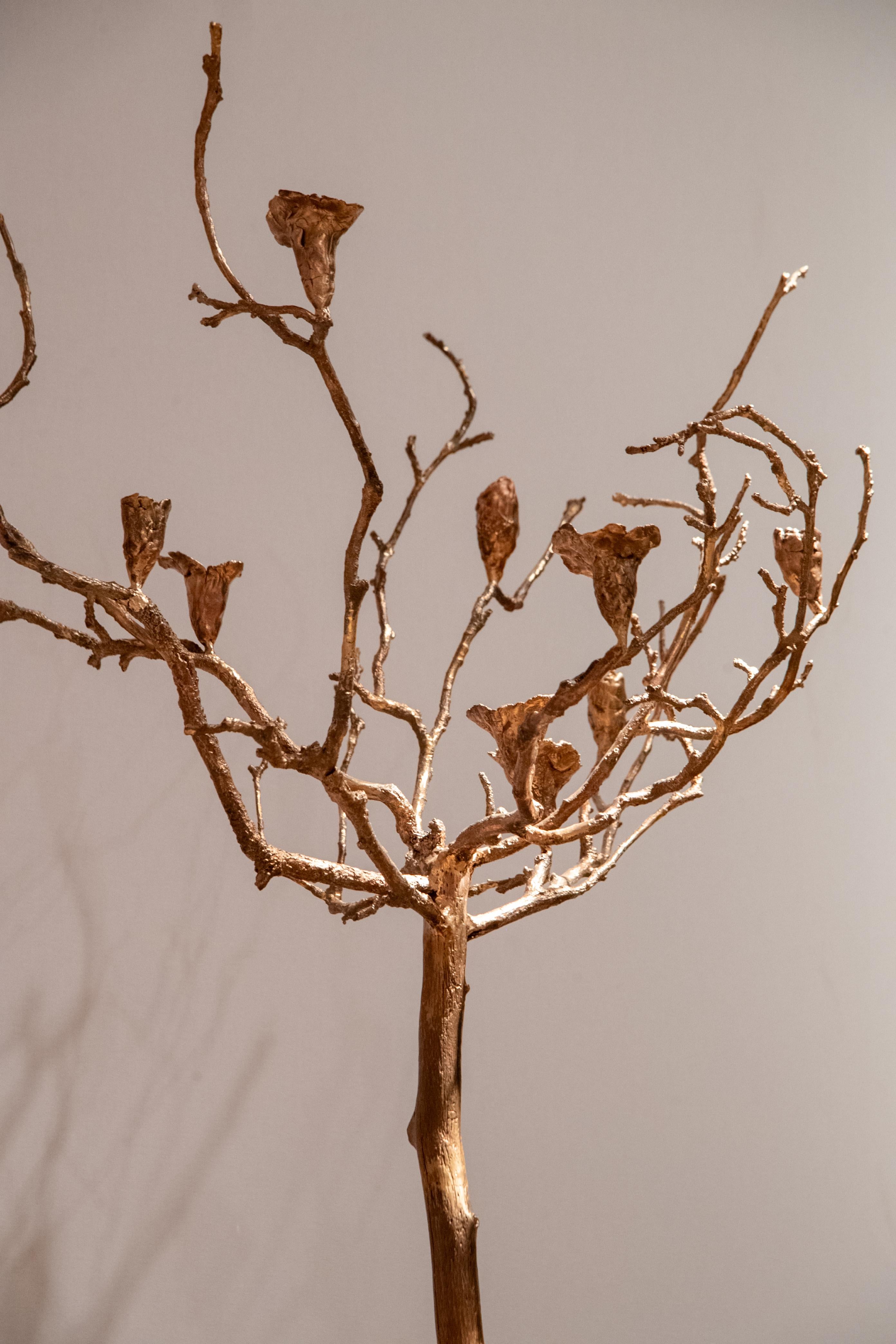Albero portacandele contemporaneo in bronzo di Clotilde Ancarani, Belgio in vendita 4