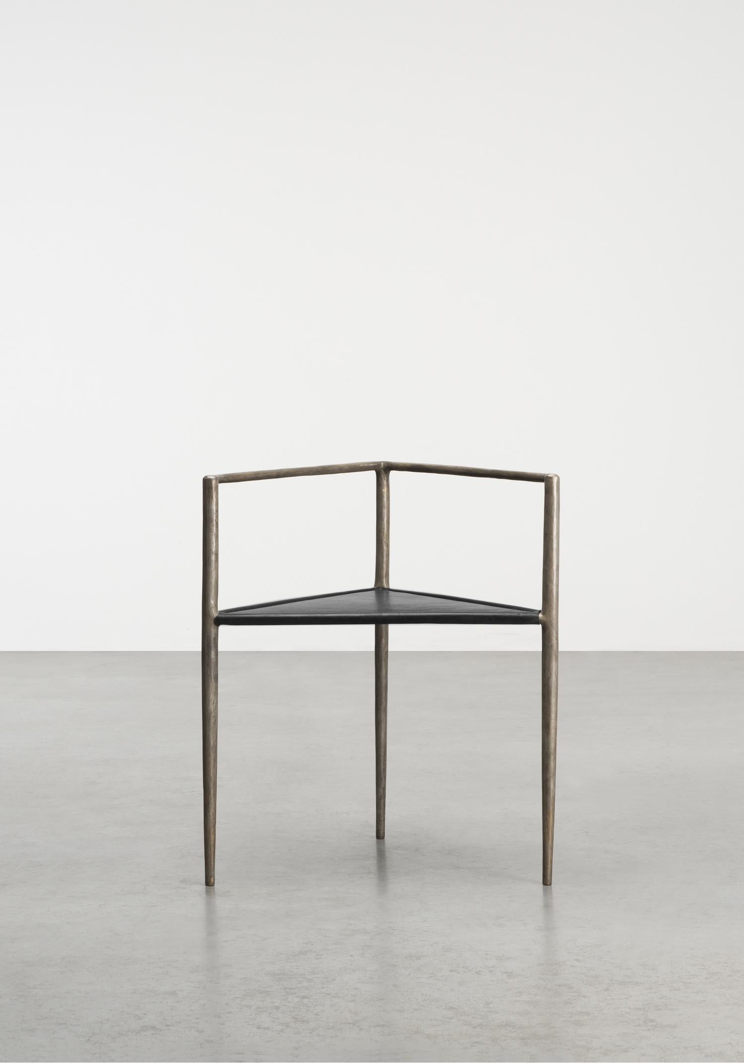 French Contemporary Bronze Chair, Alchemy Chair by Rick Owens For Sale