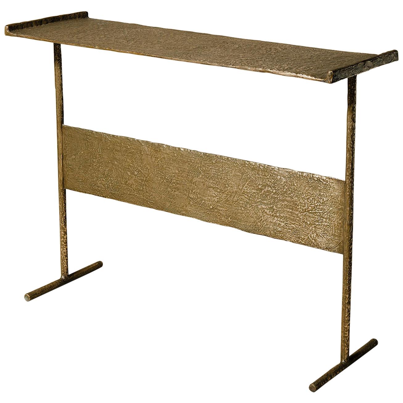 Contemporary Bronze Console Table by Giacomo Ravagli, Italy