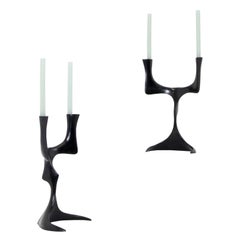 Chandeliers contemporains en bronze Elan par Pierre Salagnac