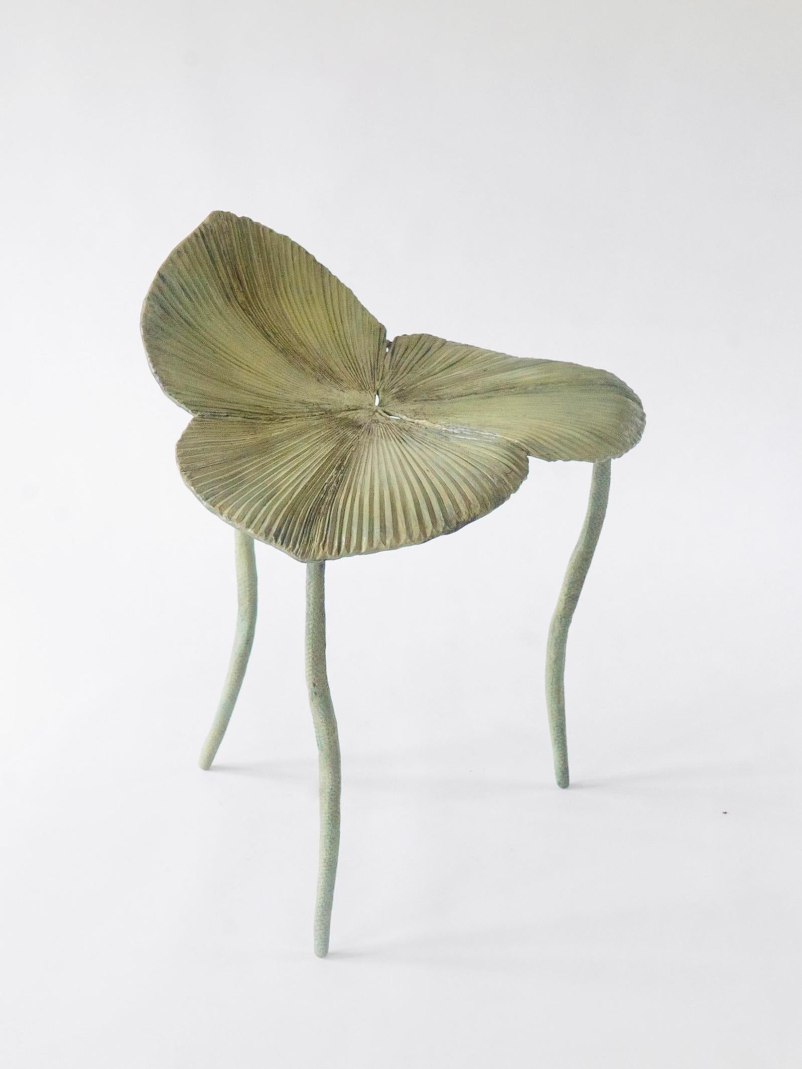 Contemporary Bronze 'Fan' Stuhl von Clotilde Ancarani (Belgisch) im Angebot