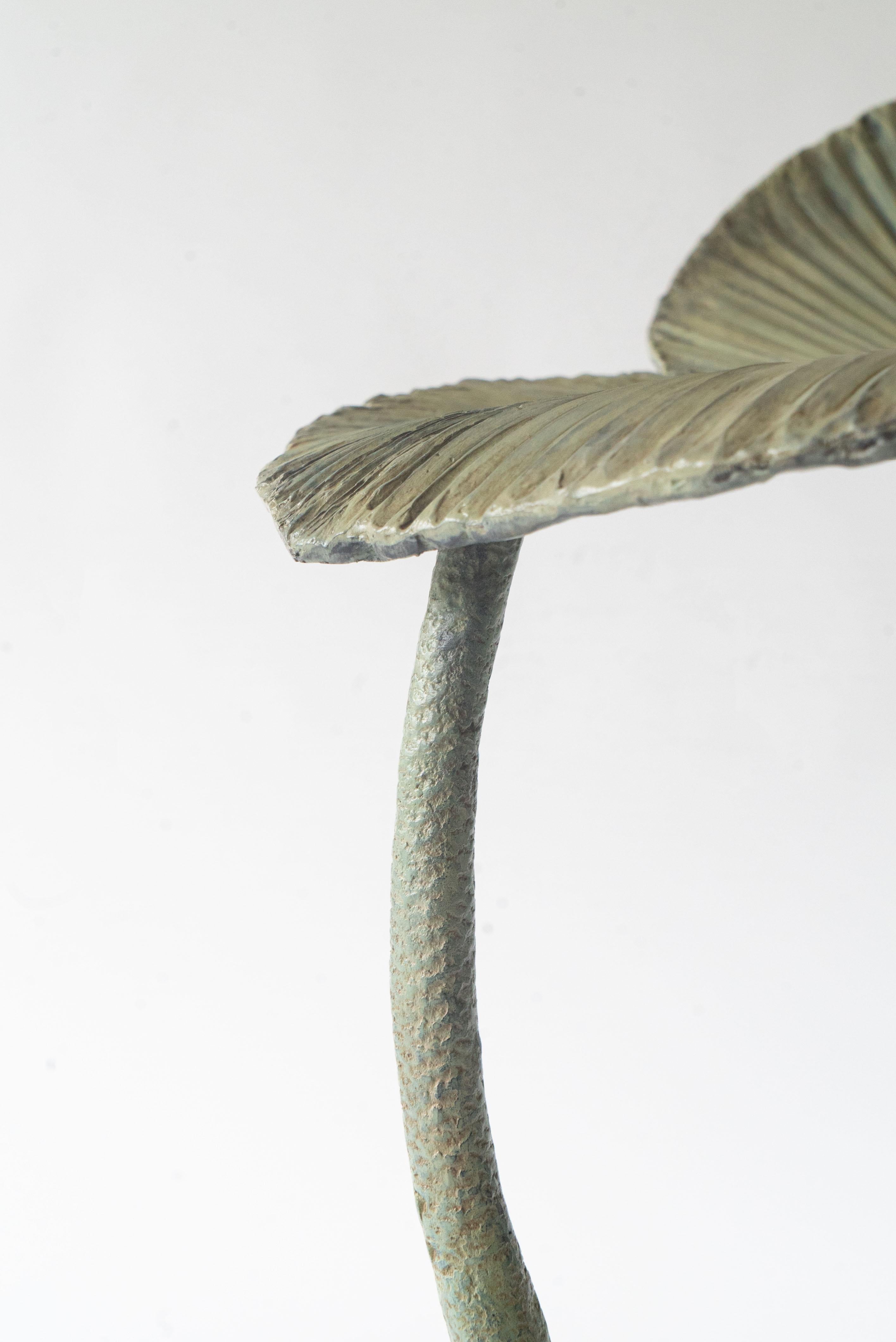 Contemporary Bronze 'Fan' Stuhl von Clotilde Ancarani im Angebot 1