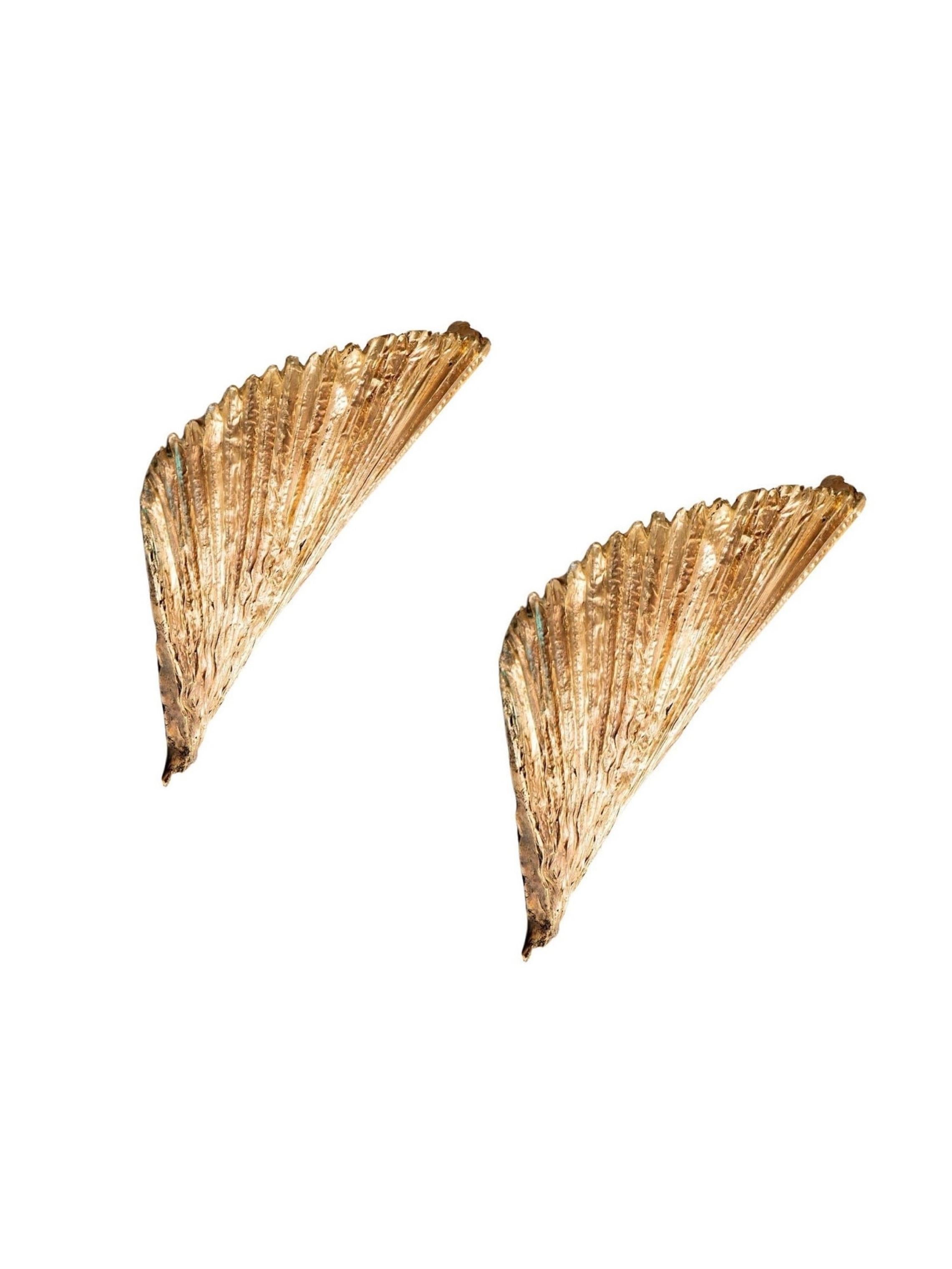 Appliques contemporaines à éventail en bronze par Clotilde Ancarani, Belgique en vente 5