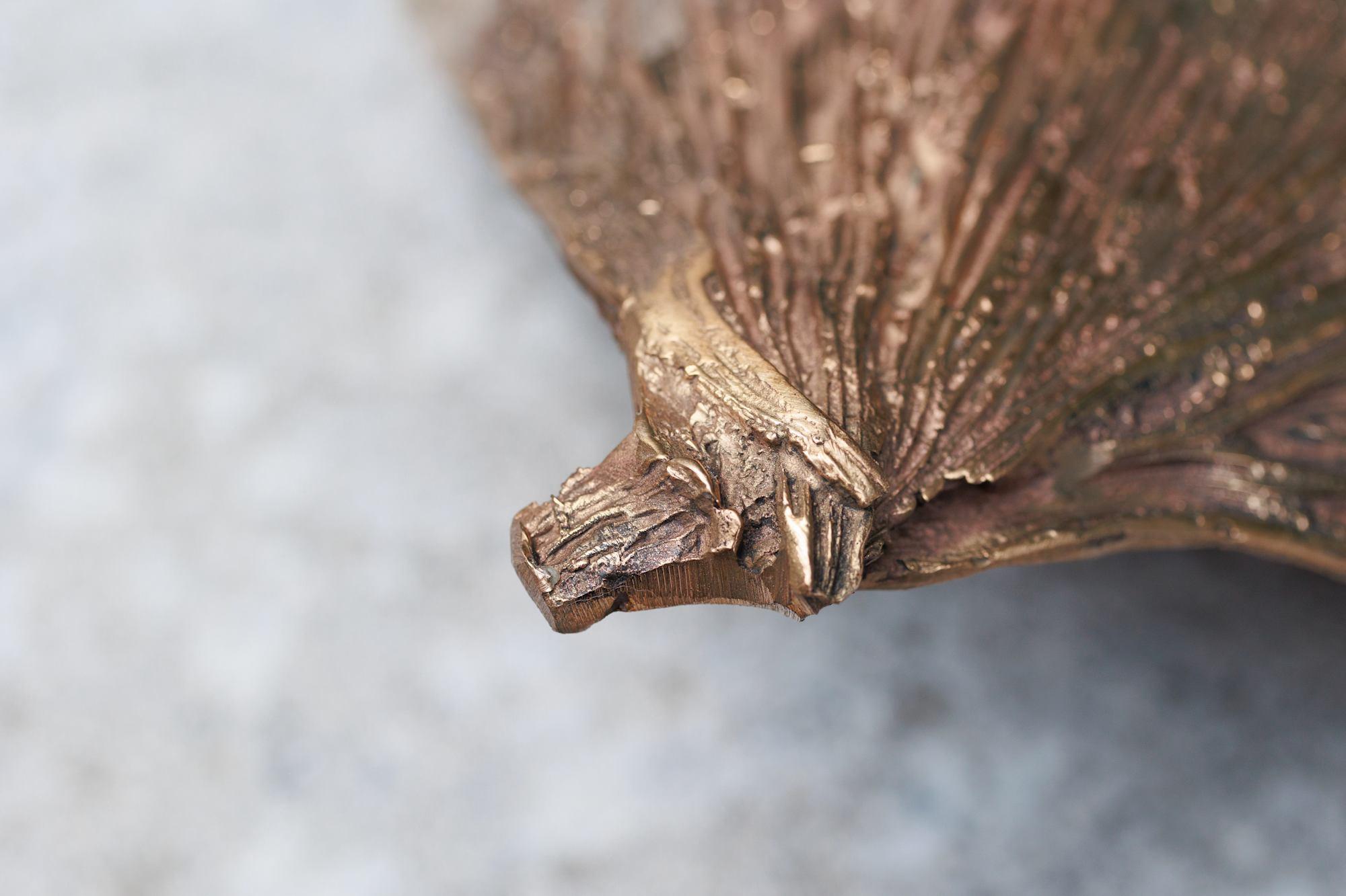 Contemporary Bronze Fan Sconces von Clotilde Ancarani, Belgien (Gegossen)