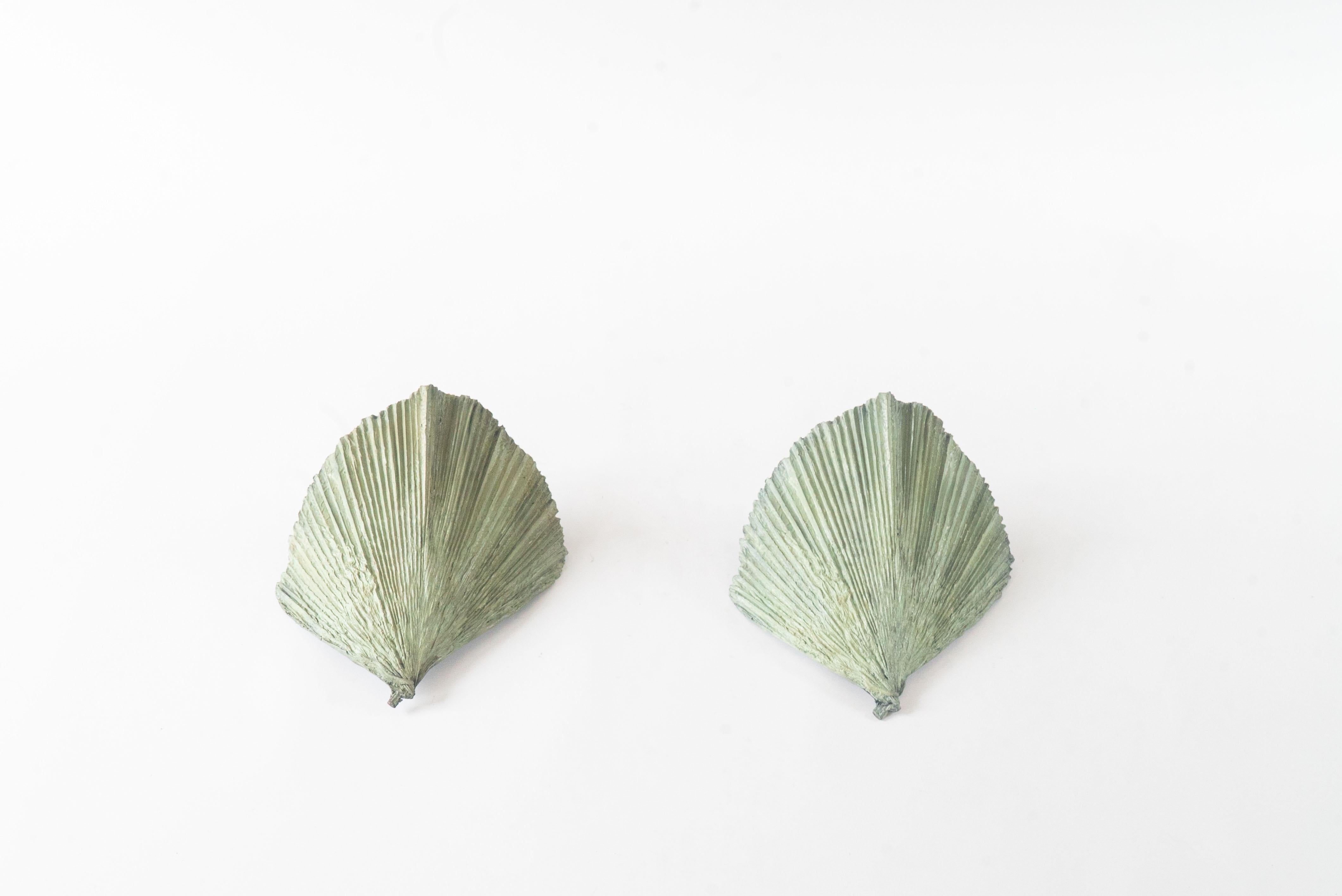 Contemporary Bronze Fan Sconces von Clotilde Ancarani, Belgien (21. Jahrhundert und zeitgenössisch)