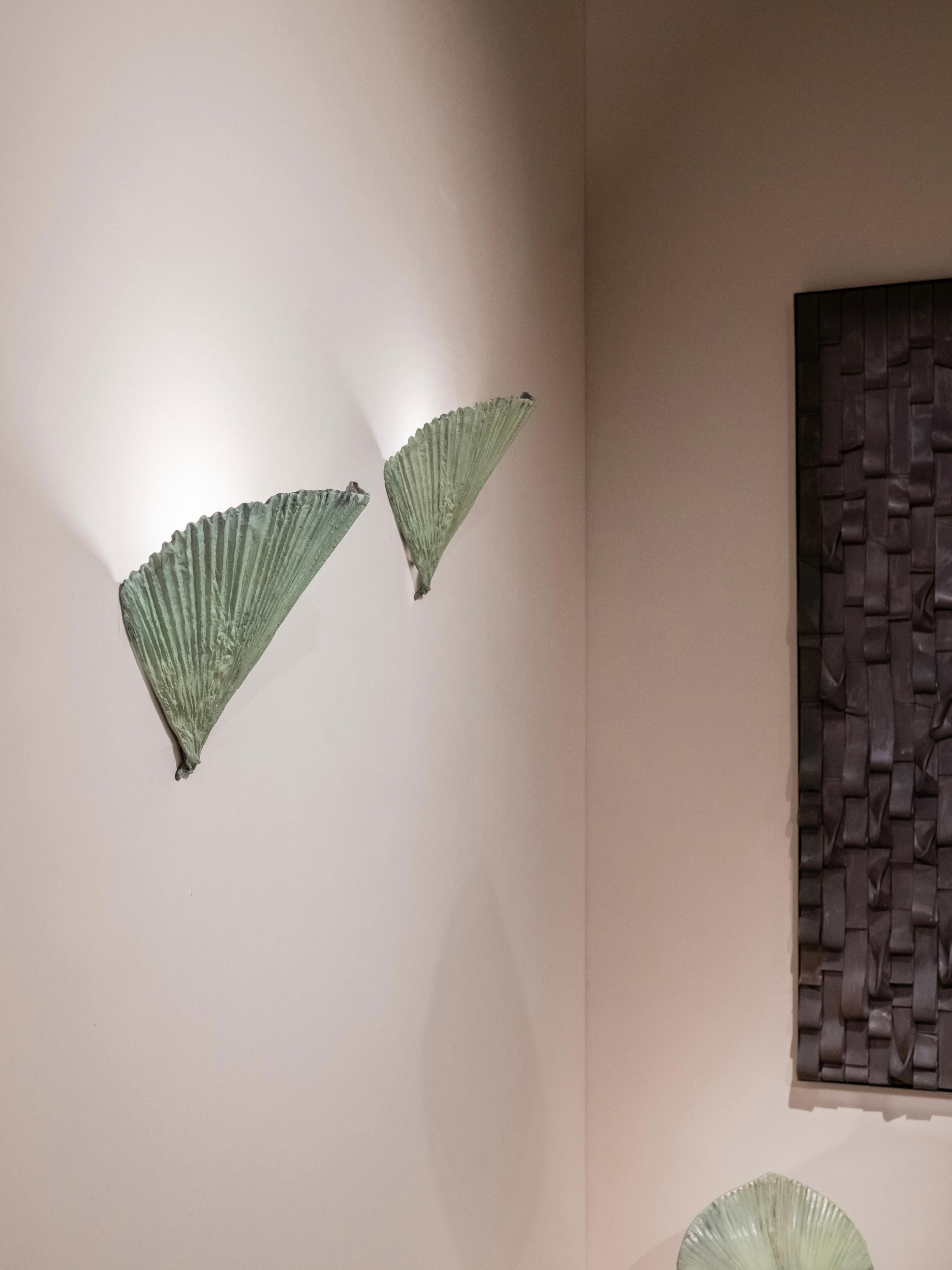 Appliques contemporaines à éventail en bronze par Clotilde Ancarani, Belgique en vente 1