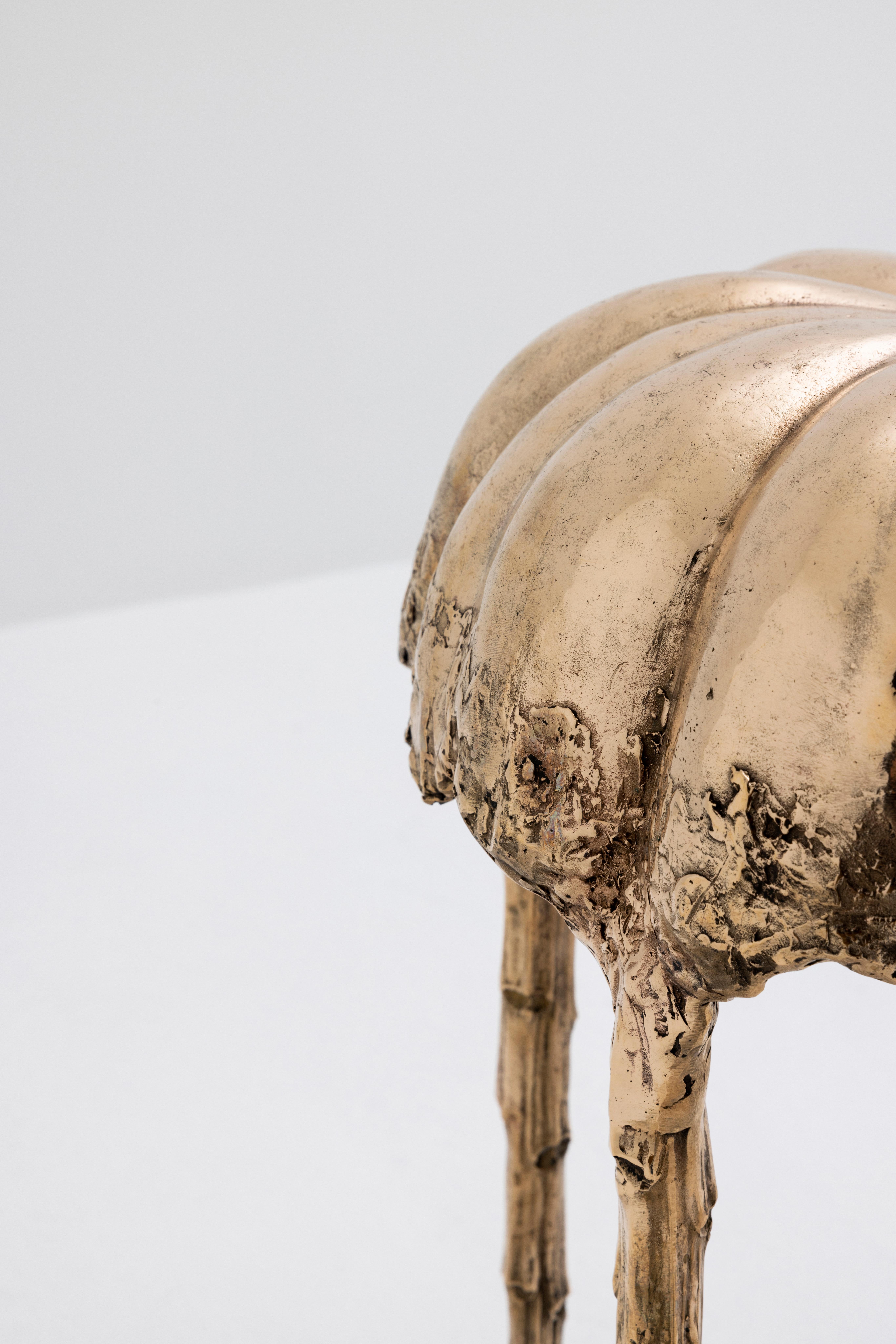 Bronze Chaise Jellyfish contemporaine en bronze de Clotilde Ancarani en vente