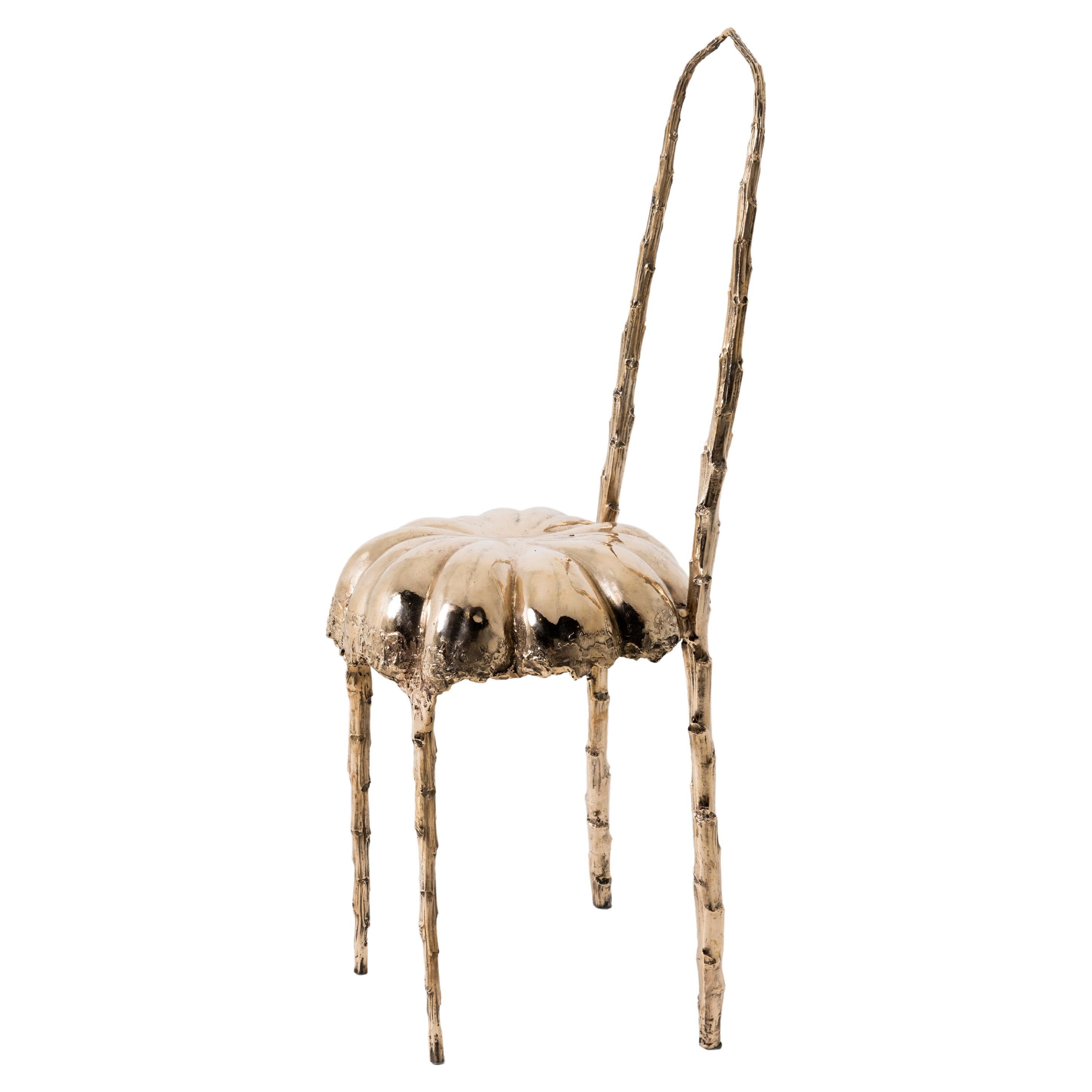 Chaise Jellyfish contemporaine en bronze de Clotilde Ancarani