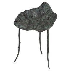 Contemporary Bronze Leaf Chair by Clotilde Ancarani