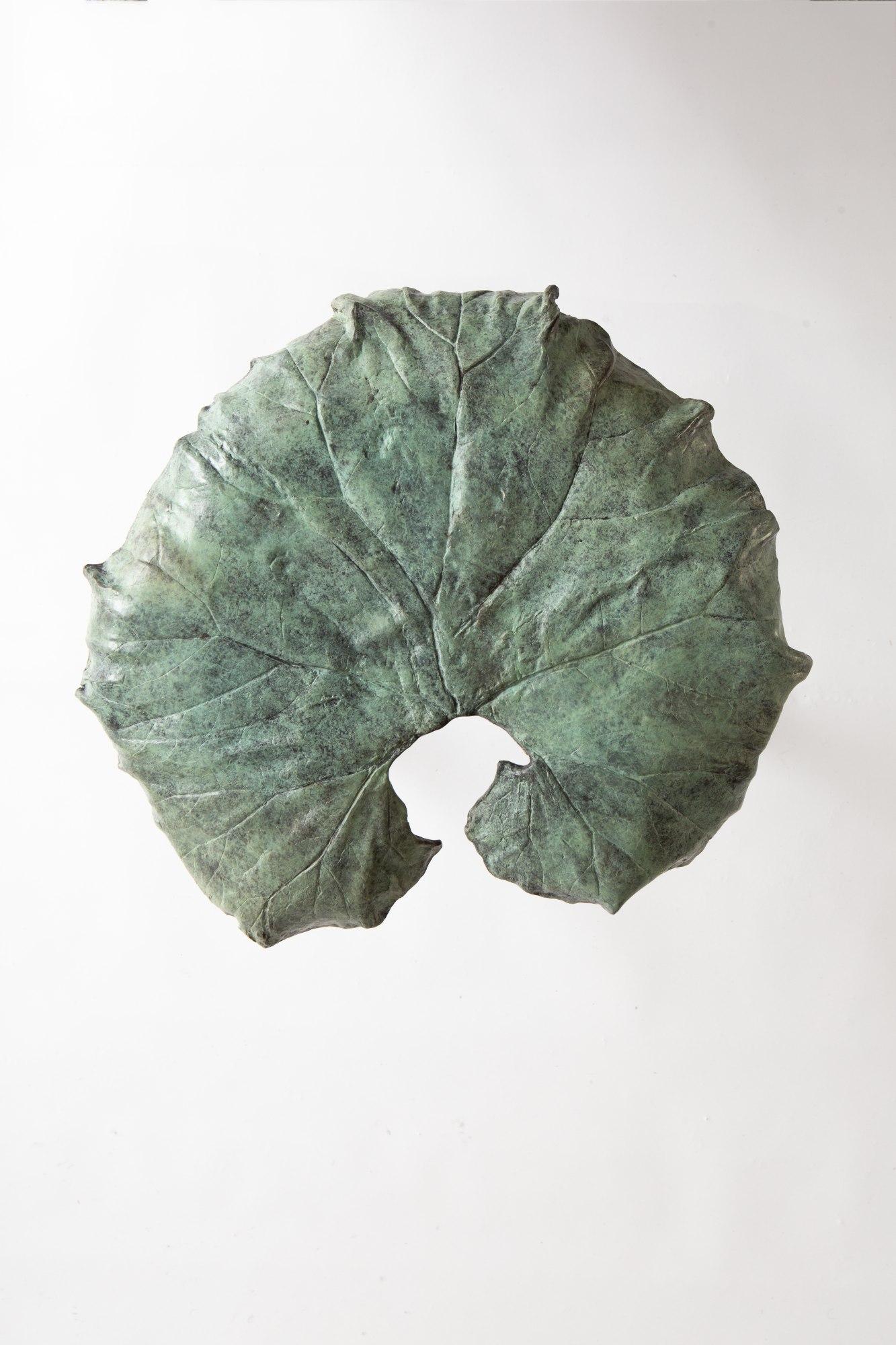 Contemporary Bronze Leaf Stool by Clotilde Ancarani 11