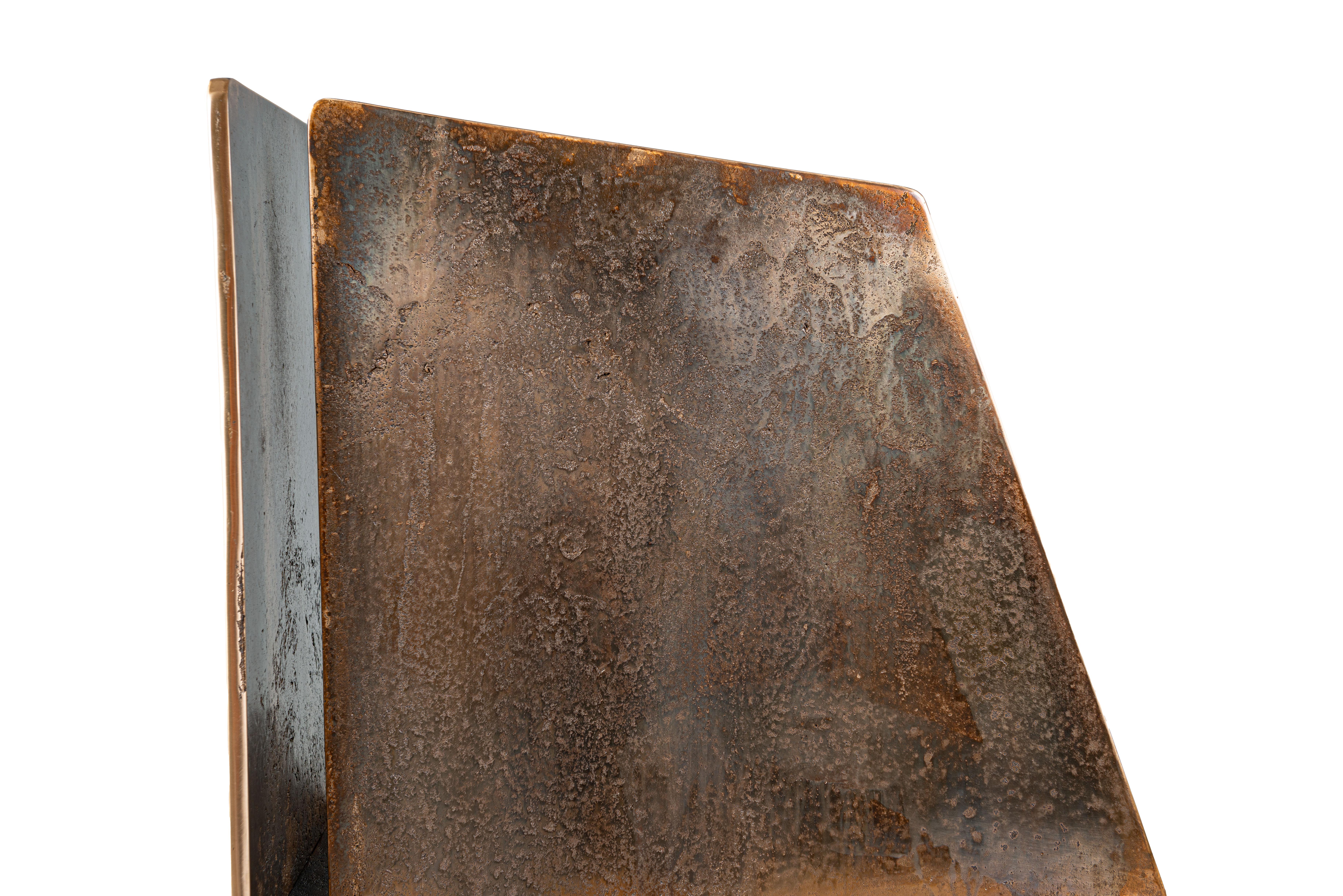 Skulpturaler Cadrega-Stuhl aus Bronze in Italien hergestellt von HESSENTIA (Italienisch) im Angebot