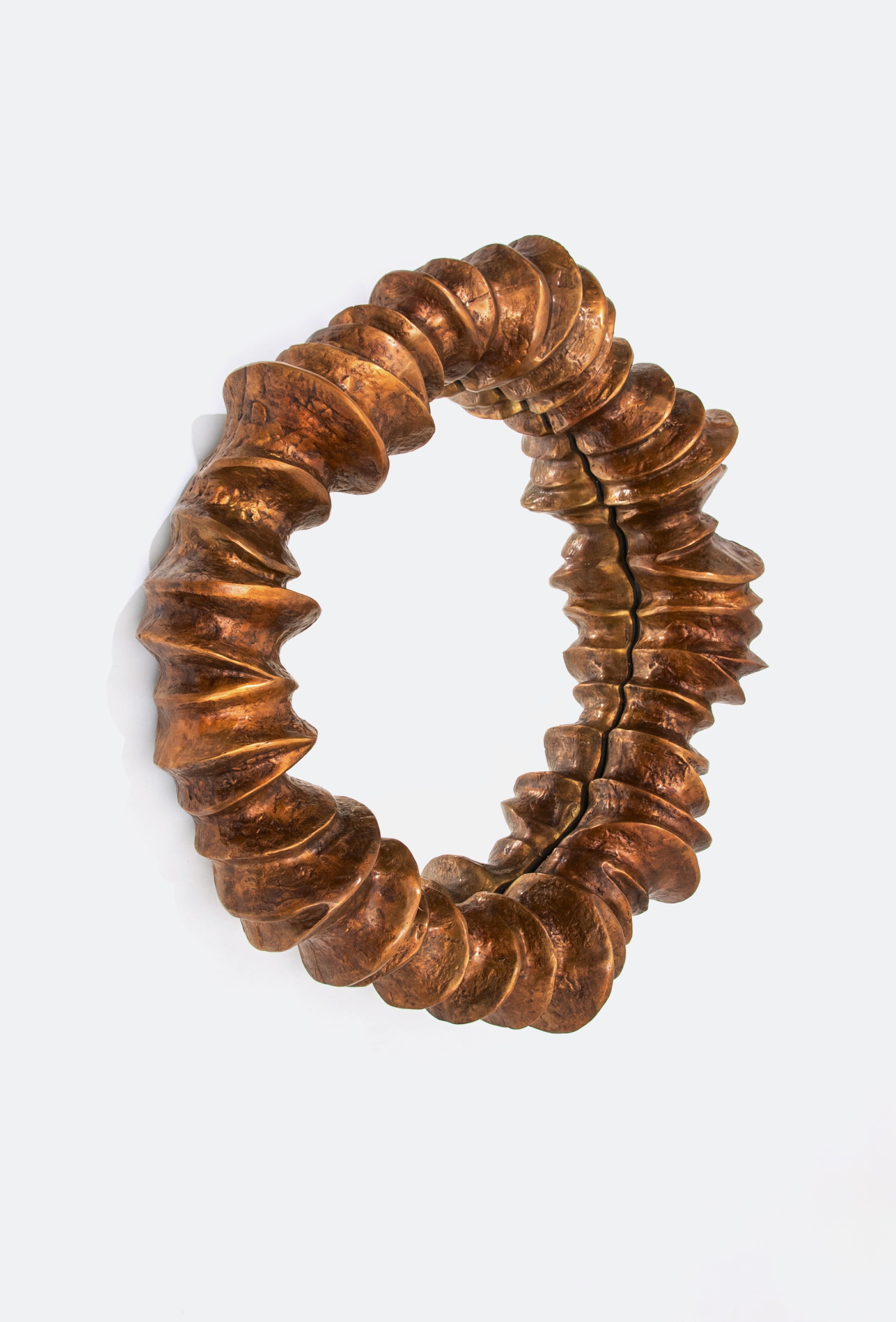 Contemporary Bronze Mirror 