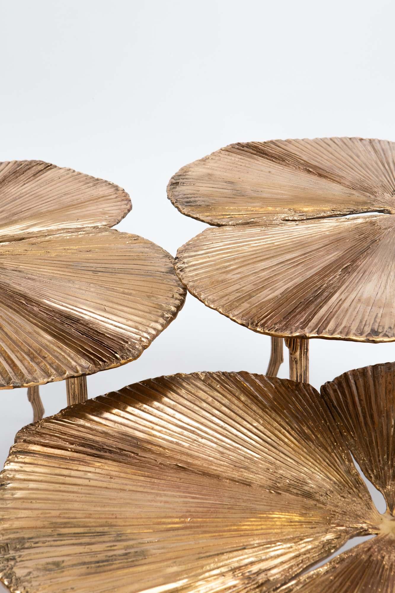 Contemporary Bronze Nesting Tables by Clotilde Ancarani For Sale 5